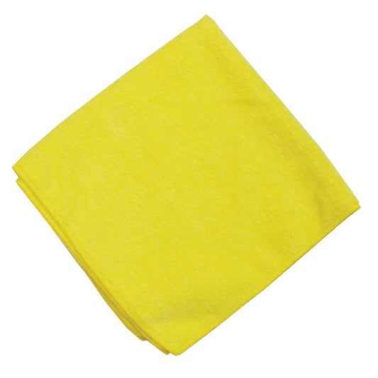 Microfiber Towel, Yellow, 230 GSM, 12" x 12", (DROP SHIP ONLY from Golden Star, Inc. - $100 minimum order for prepaid freight outside the continental U.S., $100 dollar minimum order inside the continental U.S.)