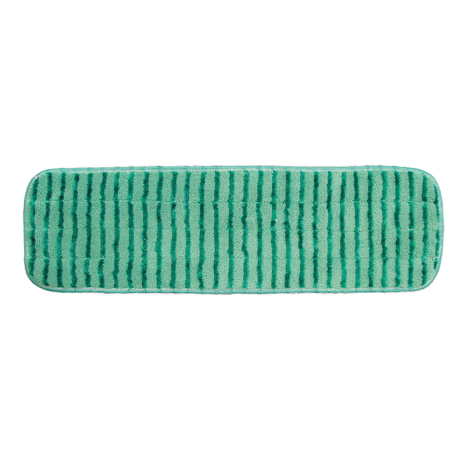 Mop Pad, Ultra Aggressor Green Microfiber, 5" x 18", (DROP SHIP ONLY from Golden Star, Inc. - $100 minimum order for prepaid freight outside the Continental U.S., $100 dollar minimum order inside the Continental U.S.)