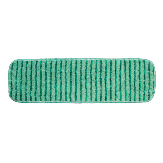 Mop Pad, Ultra Aggressor Green Microfiber, 5" x 18", (DROP SHIP ONLY from Golden Star, Inc. - $100 minimum order for prepaid freight outside the Continental U.S., $100 dollar minimum order inside the Continental U.S.)