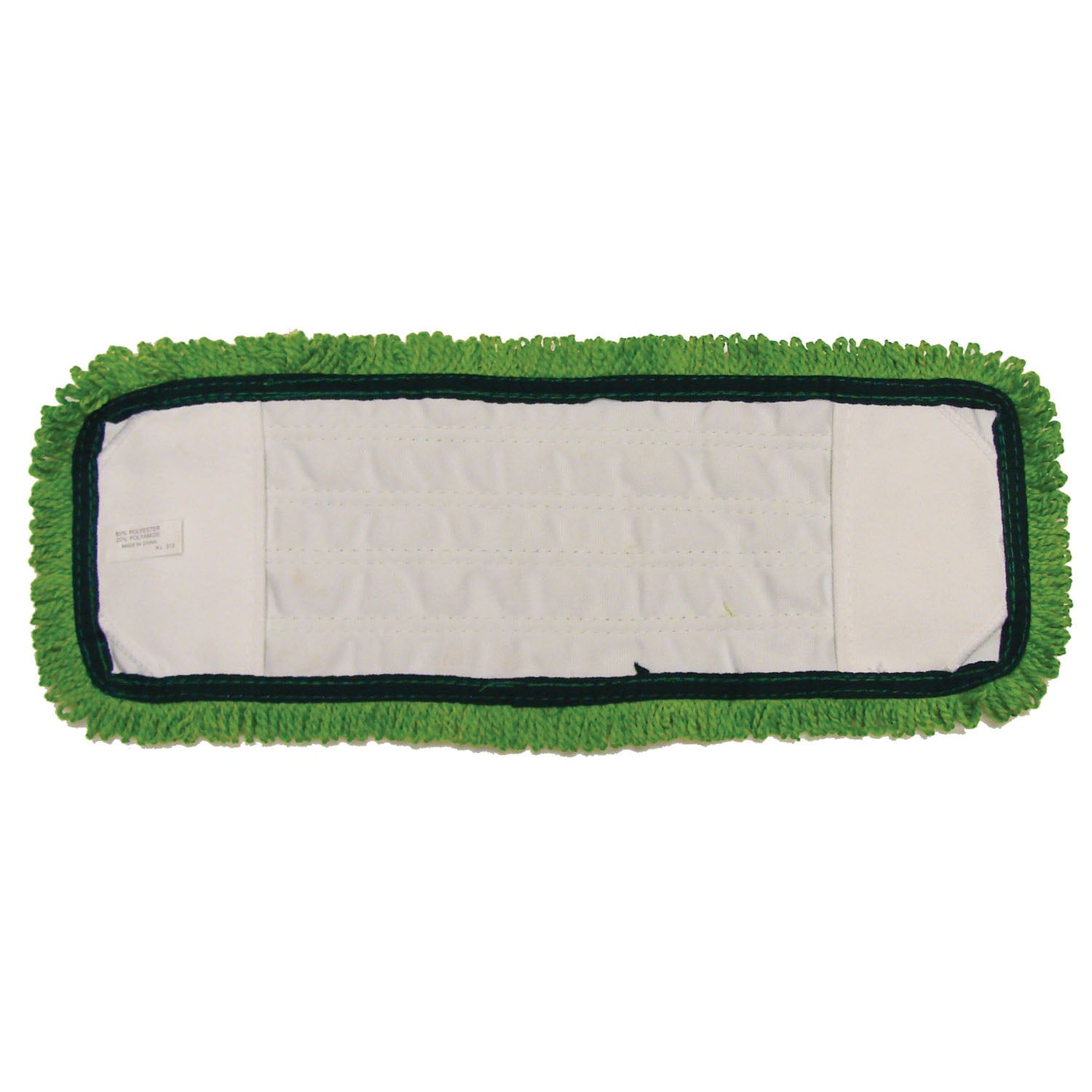 Mop Pad, Ultra Looped-End Microfiber, Pocket Style, Green, 5" x 18", (DROP SHIP ONLY from Golden Star, Inc. - $100 minimum order for prepaid freight outside the Continental U.S., $100 dollar minimum order inside the Continental U.S.)