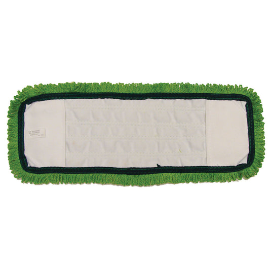 Mop Pad, Ultra Looped-End Microfiber, Pocket Style, Green, 5" x 18", (DROP SHIP ONLY from Golden Star, Inc. - $100 minimum order for prepaid freight outside the Continental U.S., $100 dollar minimum order inside the Continental U.S.)