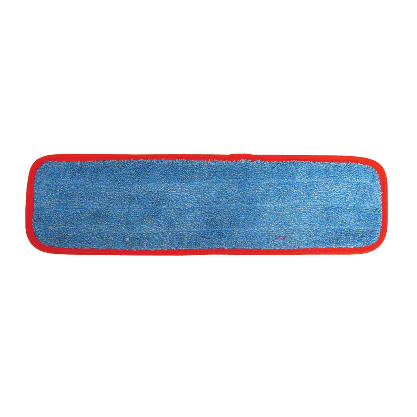 Wet Mop Pad, Red Microfiber, Blue Binding 5" x 28" (DROP SHIP ONLY from Golden Star, Inc. - $100 minimum order for prepaid freight outside the continental U.S., $100 dollar minimum order inside the continental U.S.)