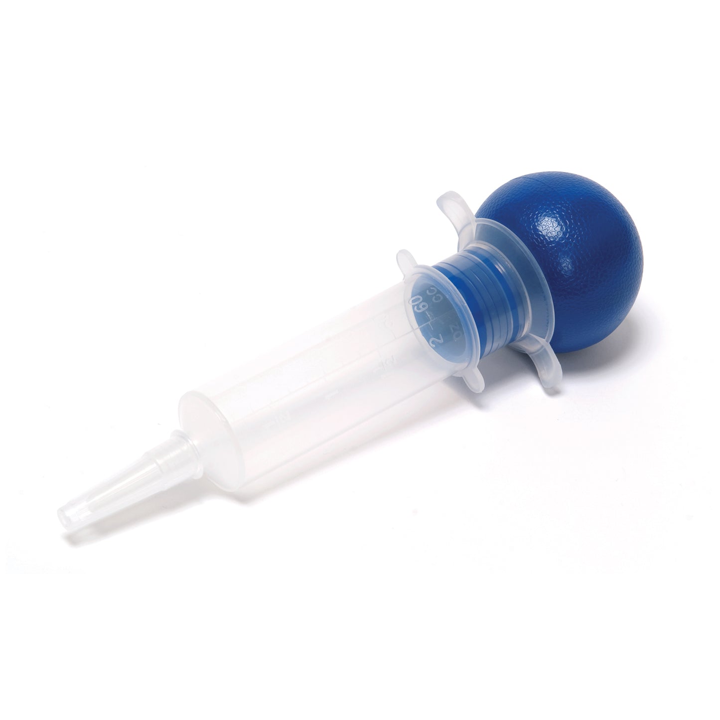 Bulb Irrigation Syringe, 60cc, Catheter Tip, Tip Protector, Sterile, Packaged in Poly Pouch, 50/cs
