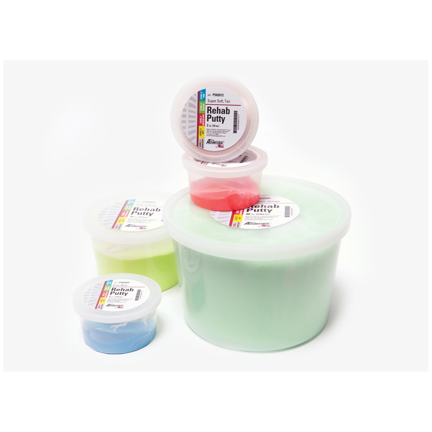 Rehab Putty, 16 oz/ 1 lb, Yellow, Soft (XNR09.16) 
