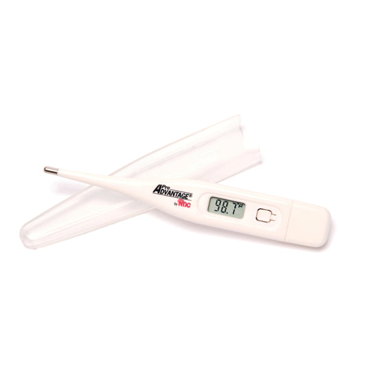Digital Thermometer with 5 Thermometer Sheaths, 12/bx