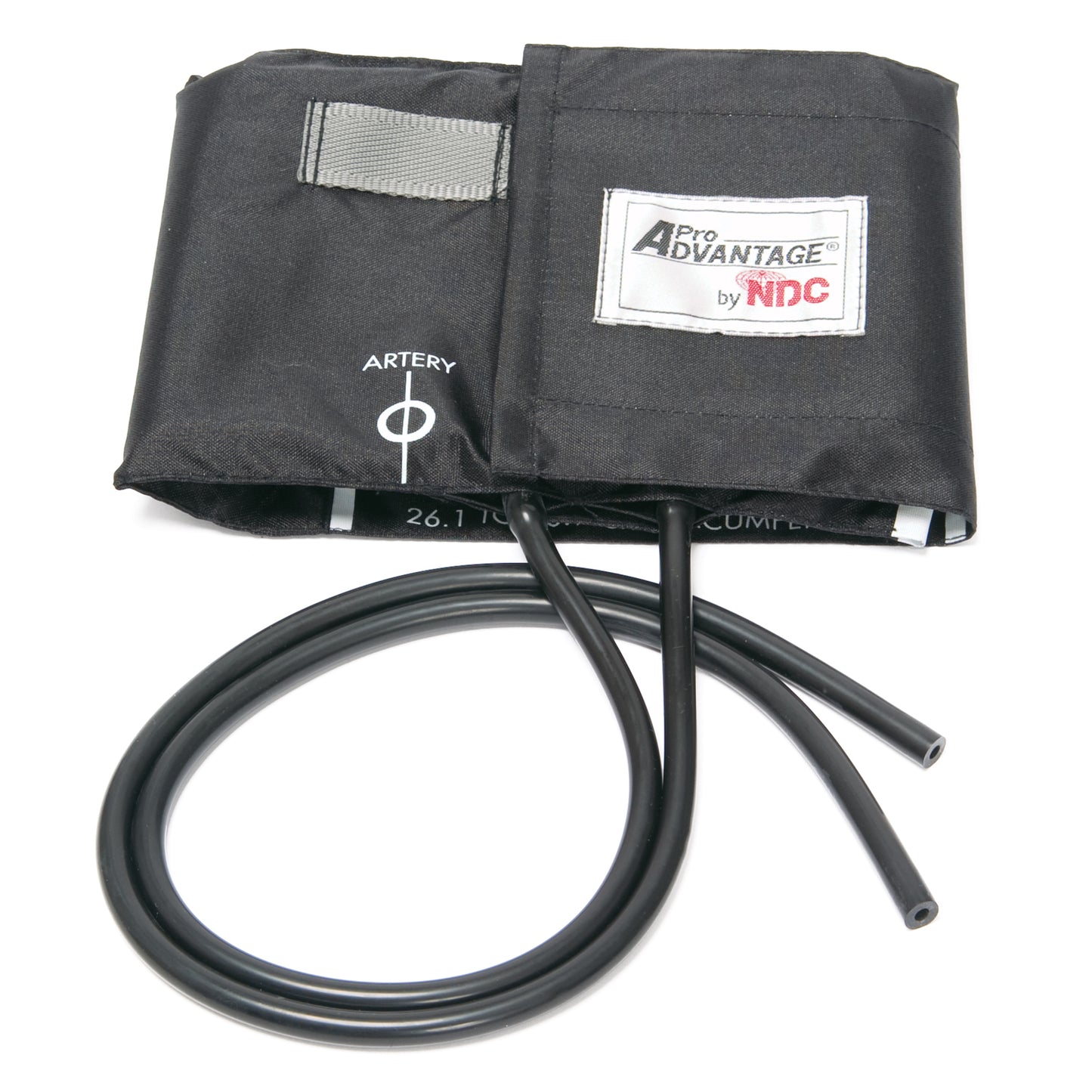 Cuff & Bladder, Adult, 2-Tube, Black, Latex Free (LF)