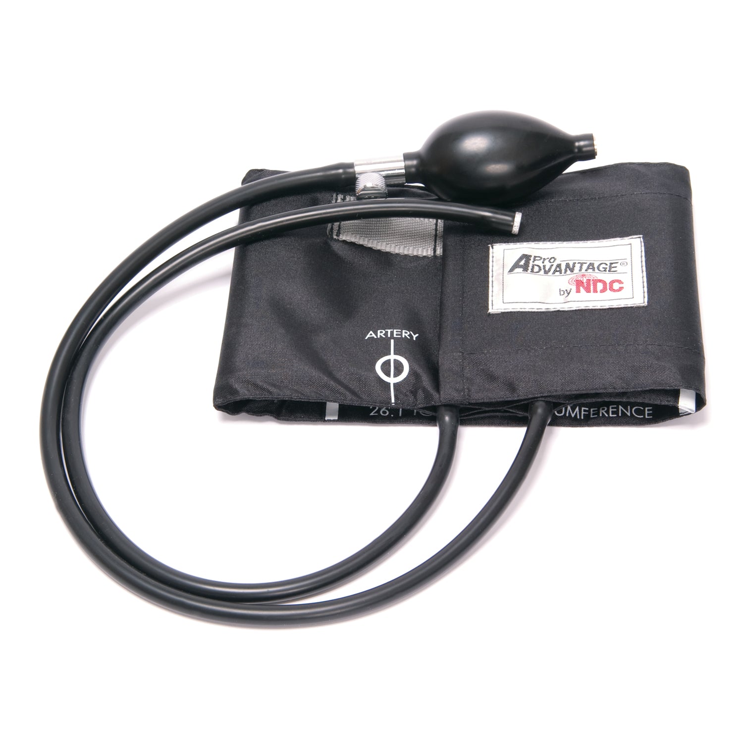 Inflation System with Male/Bayonet End, Adult, Black, Latex Free (LF) 