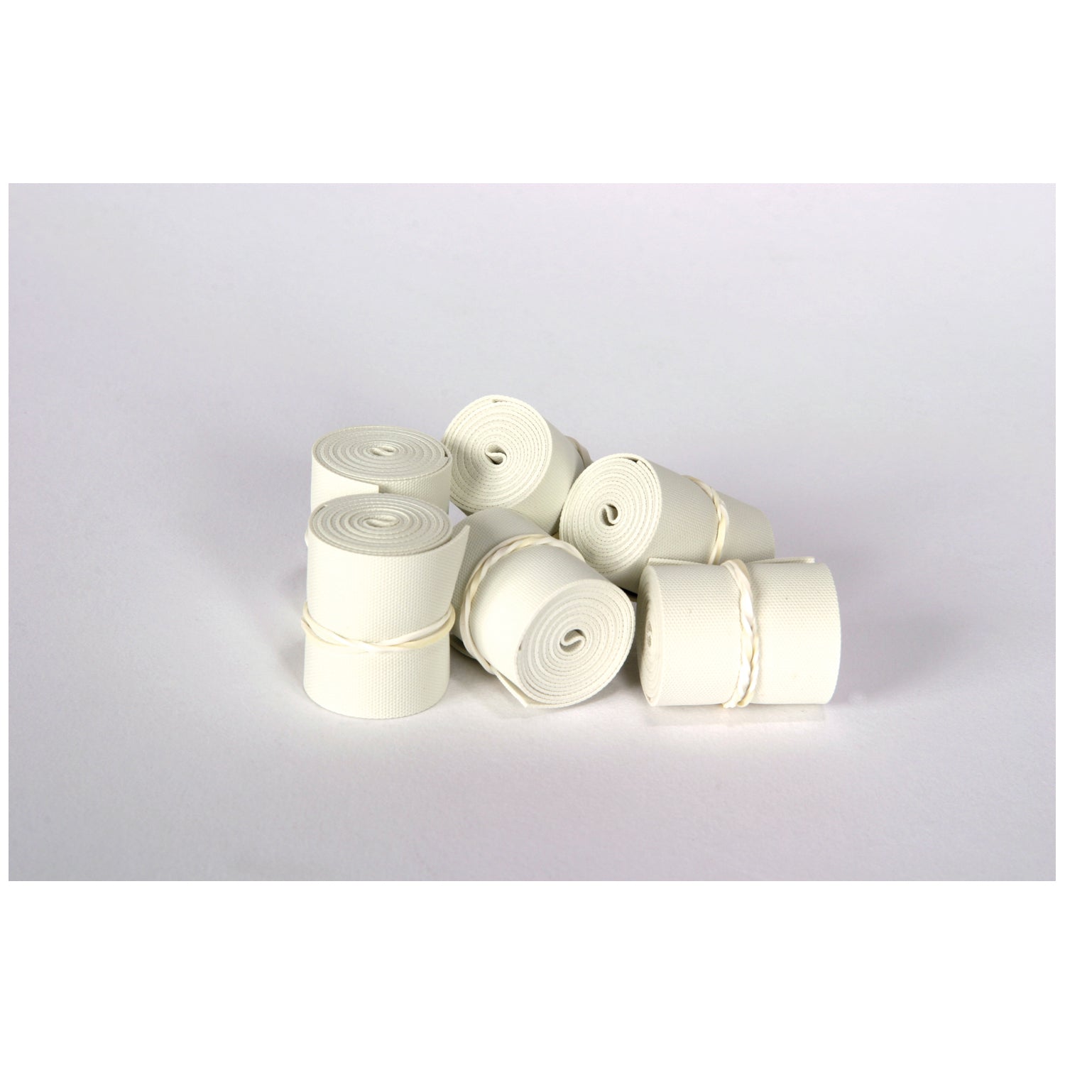 Tourniquet, 1" x 18", Latex Free  White, Rolled & Banded, 100/bg, 10 bg/cs