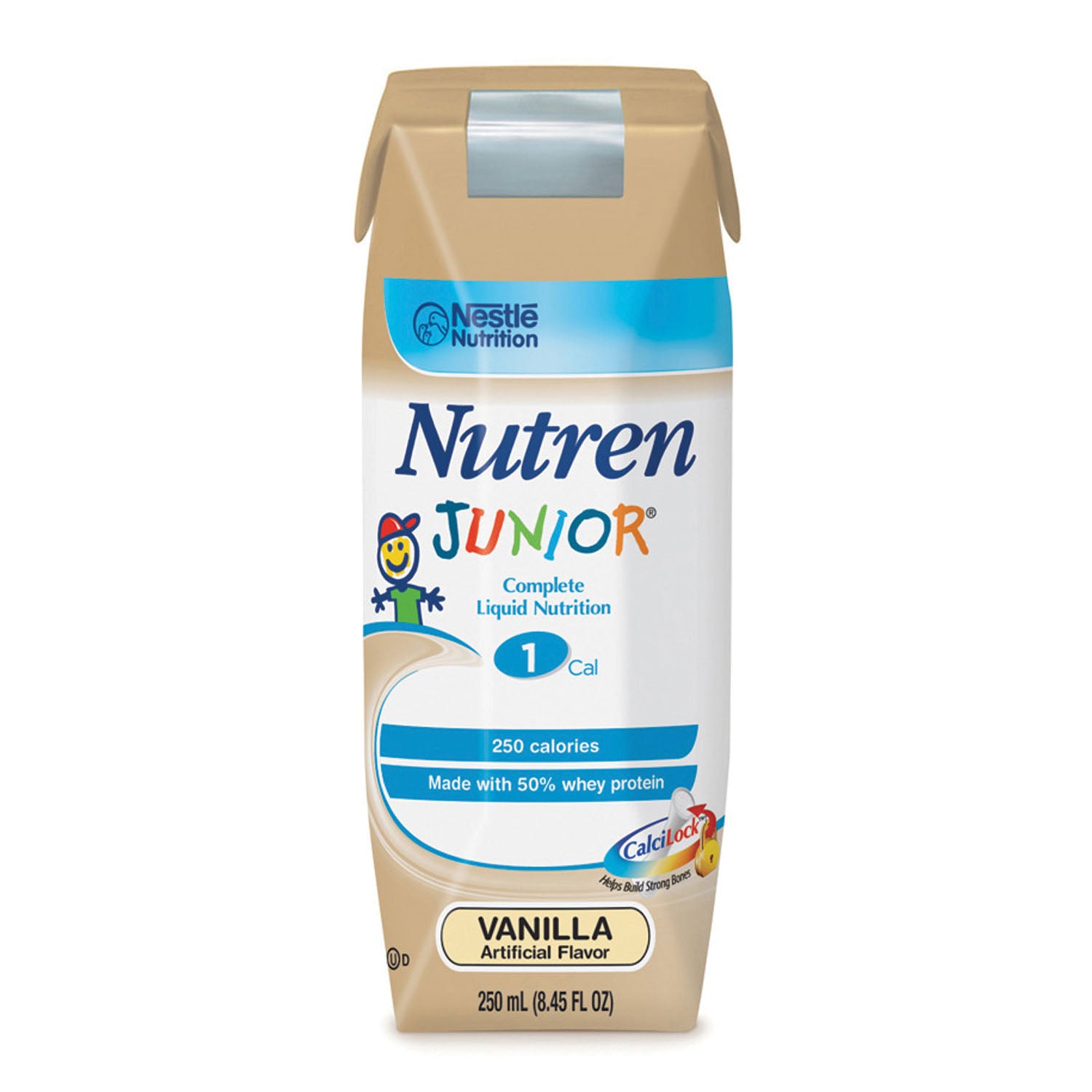 Nutren Junior, Vanilla, 250 mL Tetra Prisma, 24/cs (Products cannot be sold on Amazon.com or any other 3