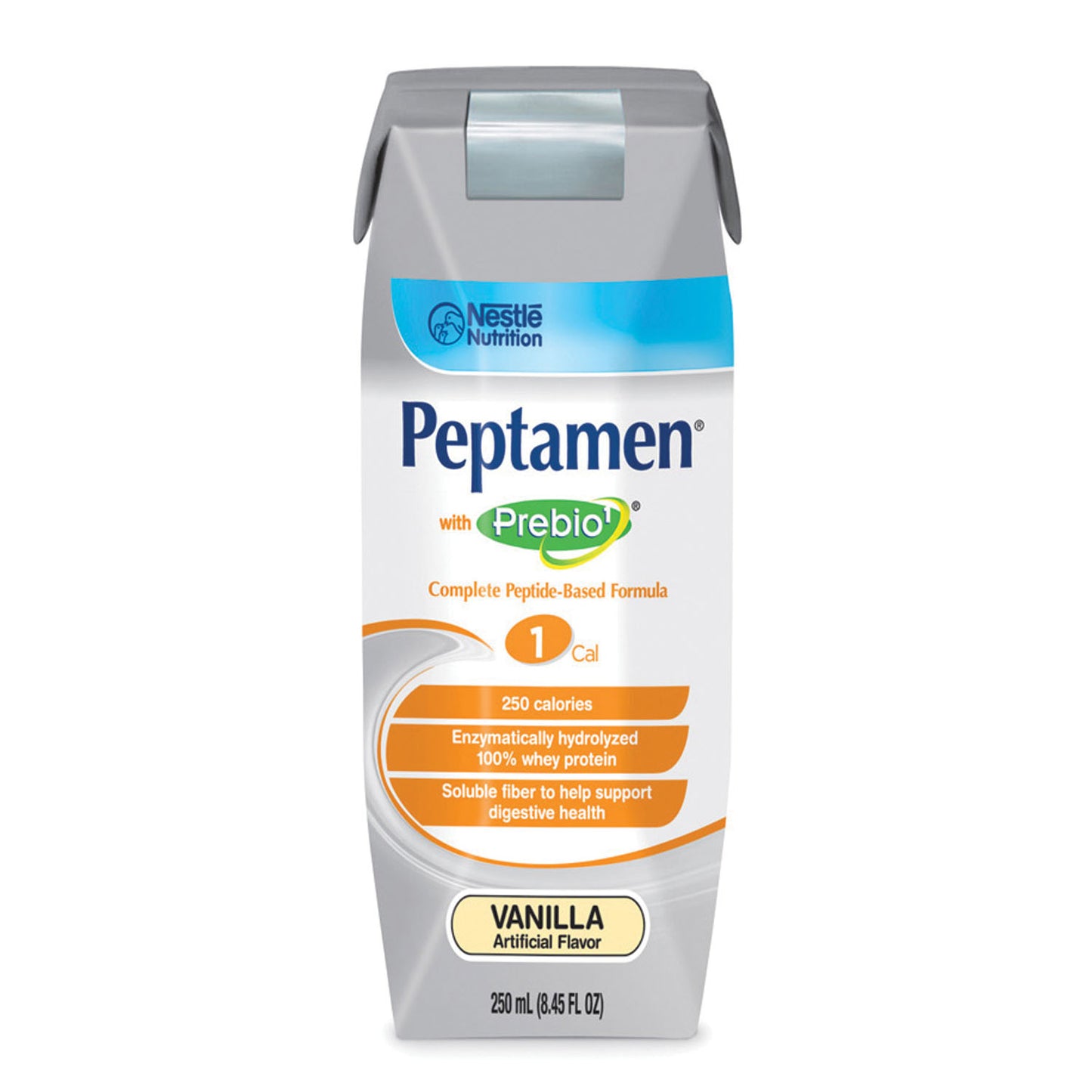 Peptamen, Prebio1, Vanilla, 250 mL Tetra Prisma, 24/cs