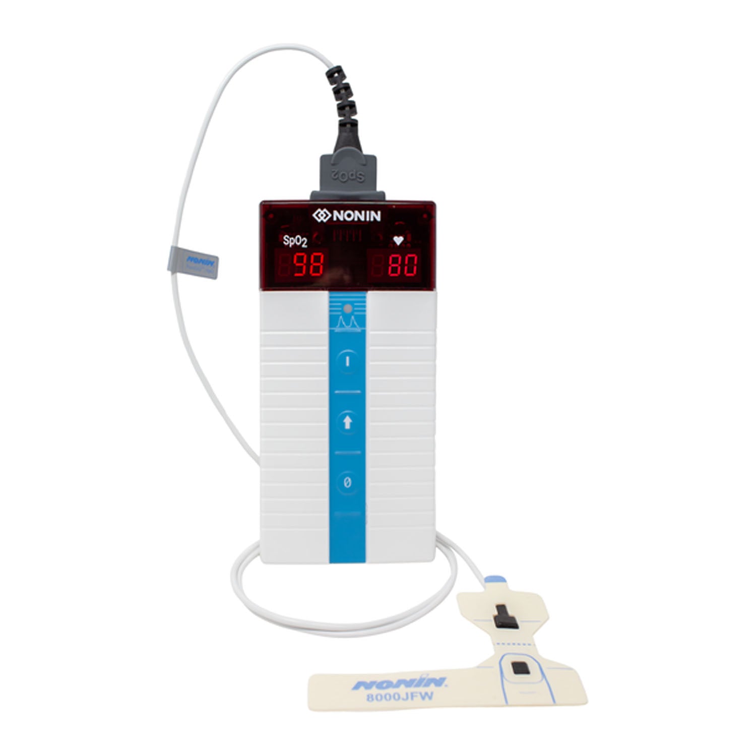 Includes: (1) 8000J Adult Flex SpO2 Sensor, (6) AA Alkaline Batteries, and (1) 8500 Series Operator's Manual on CD Rom (Continental US Only - including Alaska & Hawaii) (DROP SHIP ONLY)