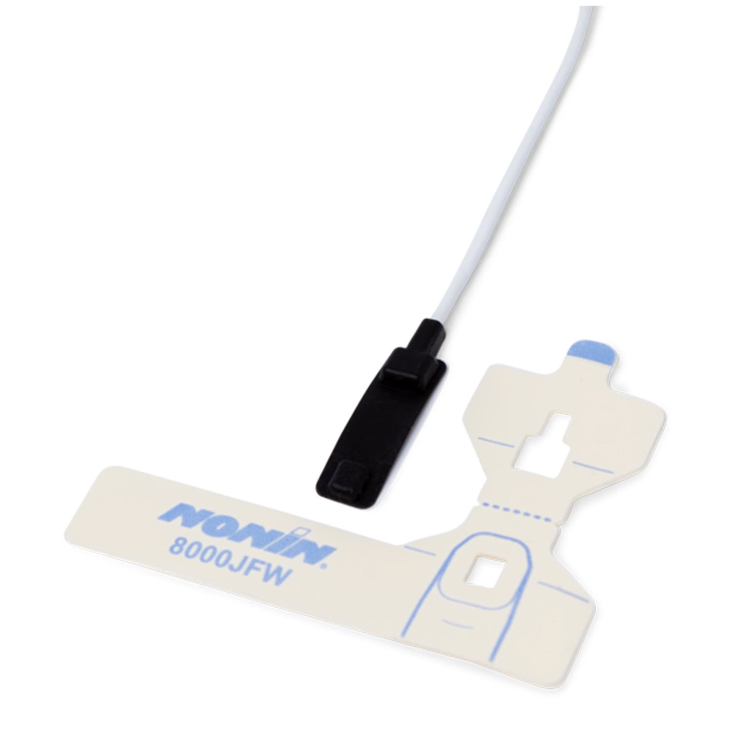 SpO2 Sensor, Flex, Reusable, Adult, 8000J-3, with 25 FlexiWraps (3 meters) (Continental US Only - including Alaska & Hawaii)