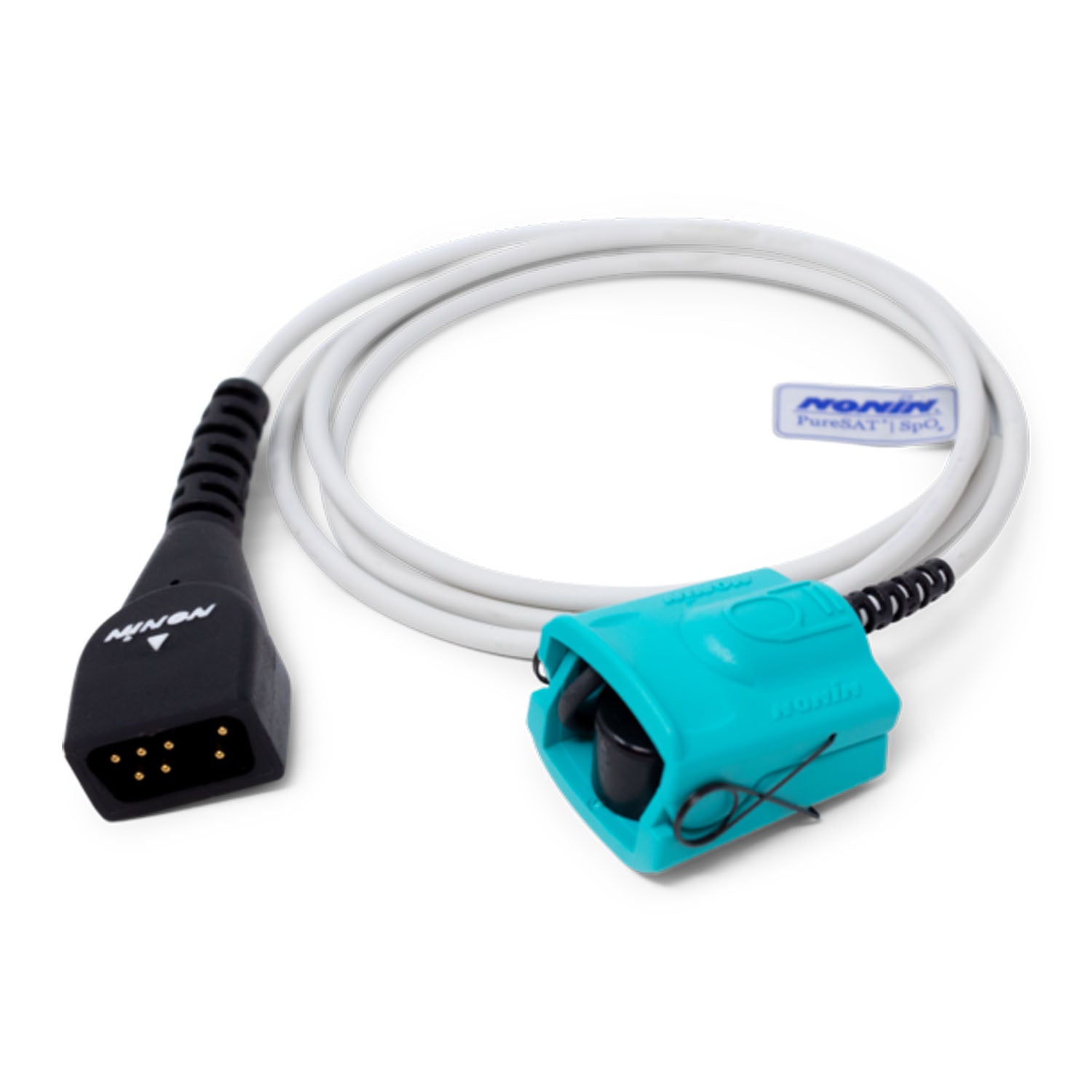 SpO2 Sensor, Finger Clip, Reusable, Pediatric, 8000AP-3 (3 meters) (Continental US Only - including Alaska & Hawaii)