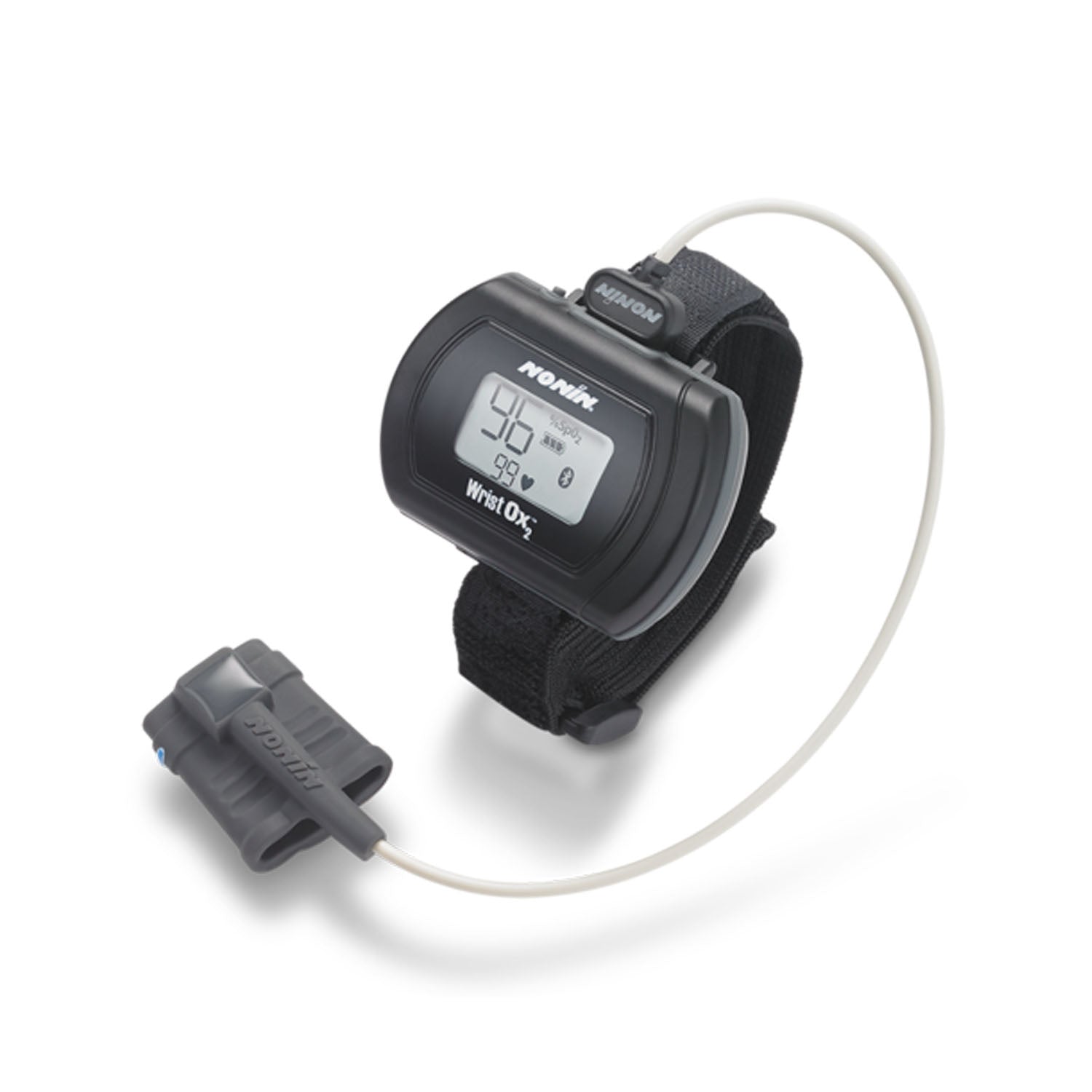 Include: (1) 3150USB WristOx2 Standard Assembly, (1) PureLight 8000SL-WO2 Large Soft Reusable SpO2 Sensor, Two (2) AAA Alkaline Batteries, (1) Wrist Band, (1) Carrying Case (Continental US Only - including Alaska & Hawaii)