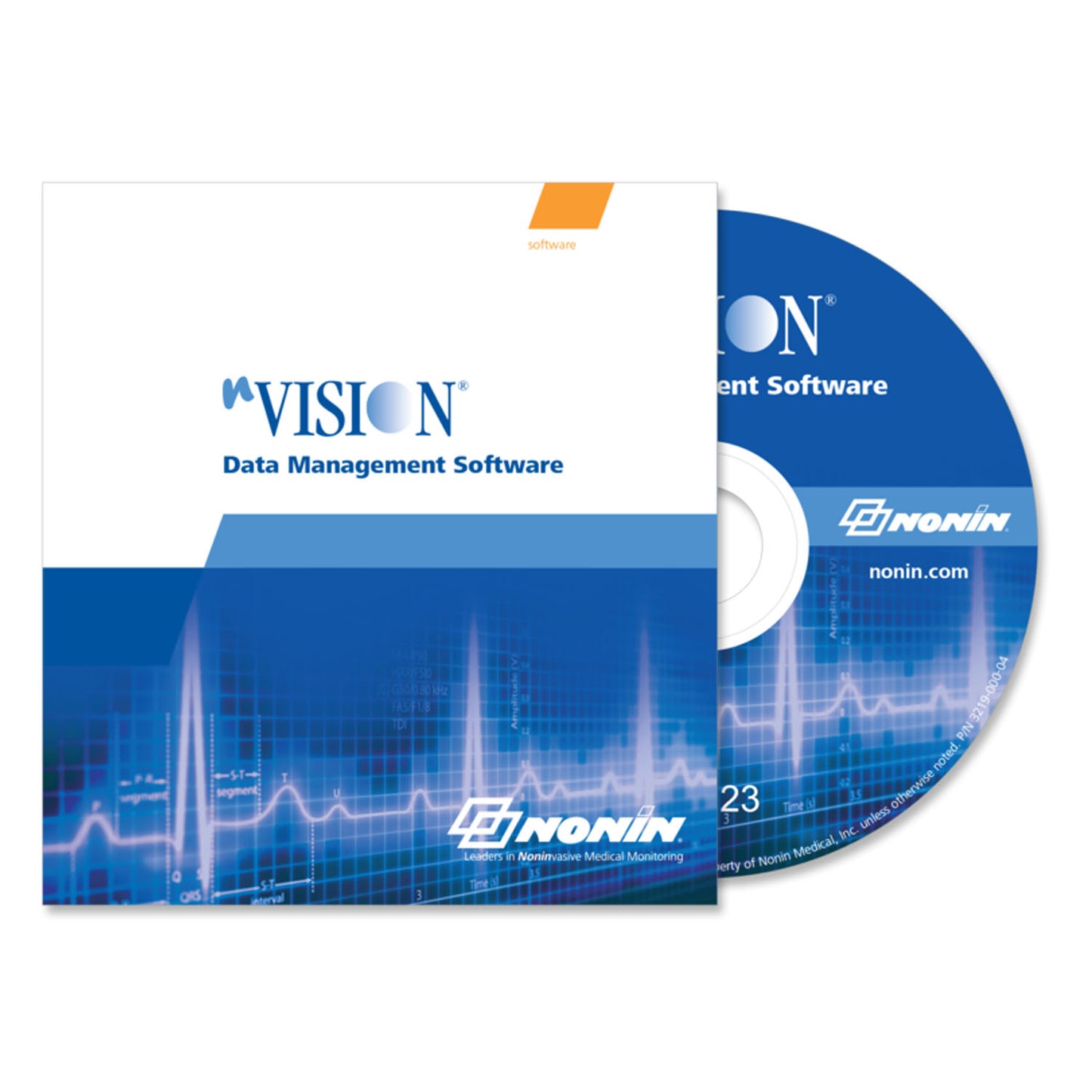 nVISION Data Management Software for Oximetry Screening, CD-ROM  (Continental US Only - including Alaska & Hawaii)