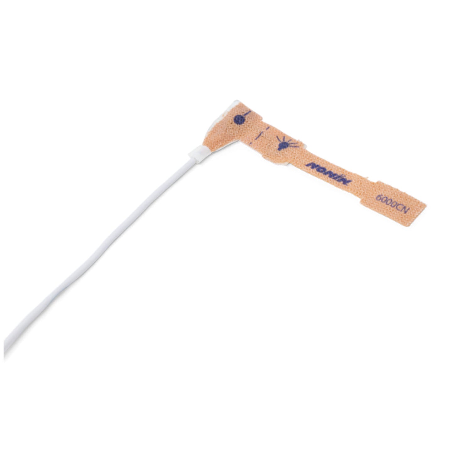 SpO2 Sensor, Cloth, Disposable, Neonatal, 6000CN (1 meter), 24/bx (Continental US Only - including Alaska & Hawaii)