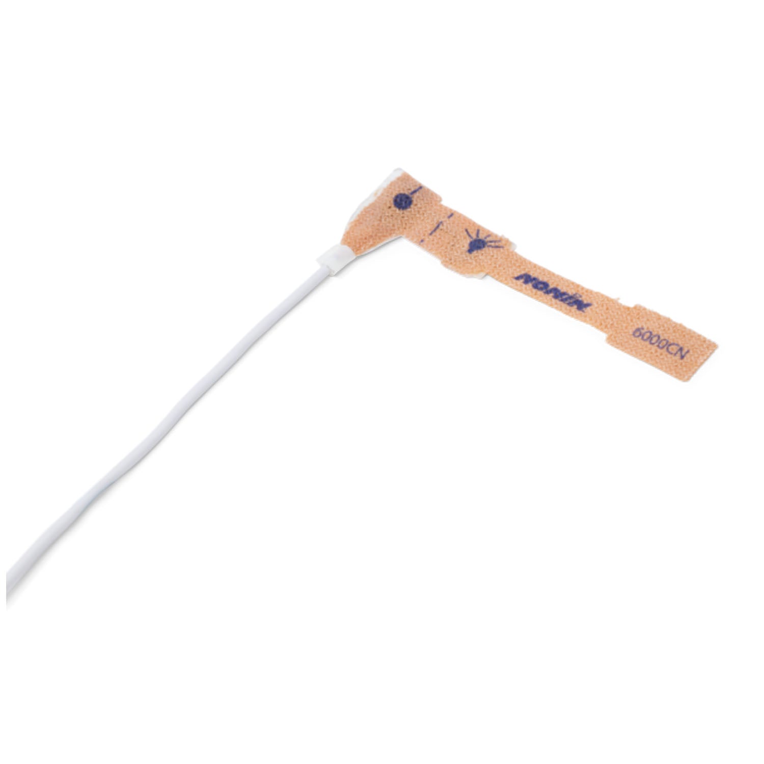 SpO2 Sensor, Cloth, Disposable, Neonatal, 6000CN (1 meter), 24/bx (Continental US Only - including Alaska & Hawaii)
