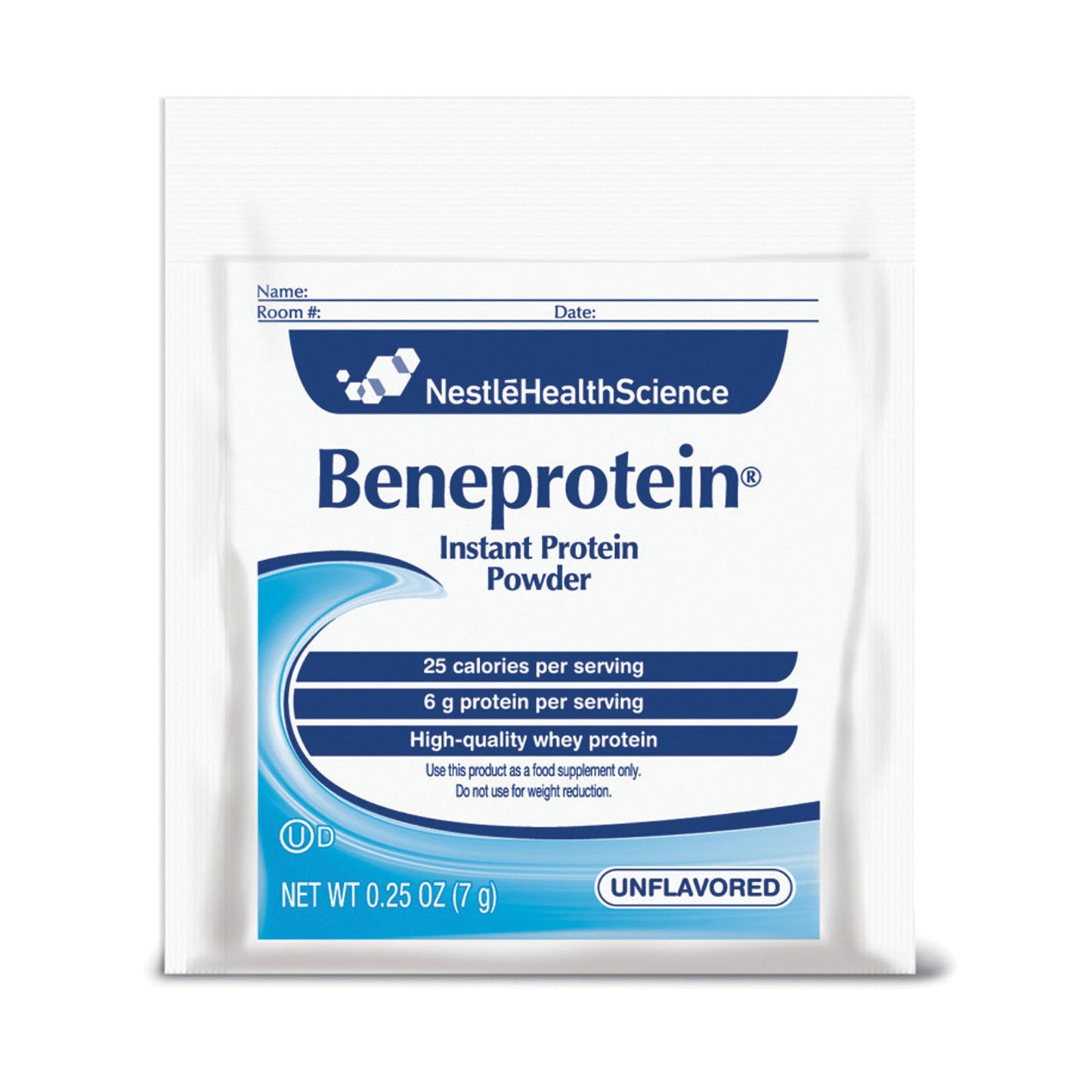 Resource Instant Protein Powder, 7gm Packet, 75/cs (180 cs/plt) (Minimum Expiry Lead is 90 days; Non-Returnable) (Continental US Only) (Nestle products cannot be sold online without Nestle's prior written permission) (Products cannot be sold on Amazon.com or any other 3rd party site) (Item on Manufacturer Backorder - Inventory Limited when Available)