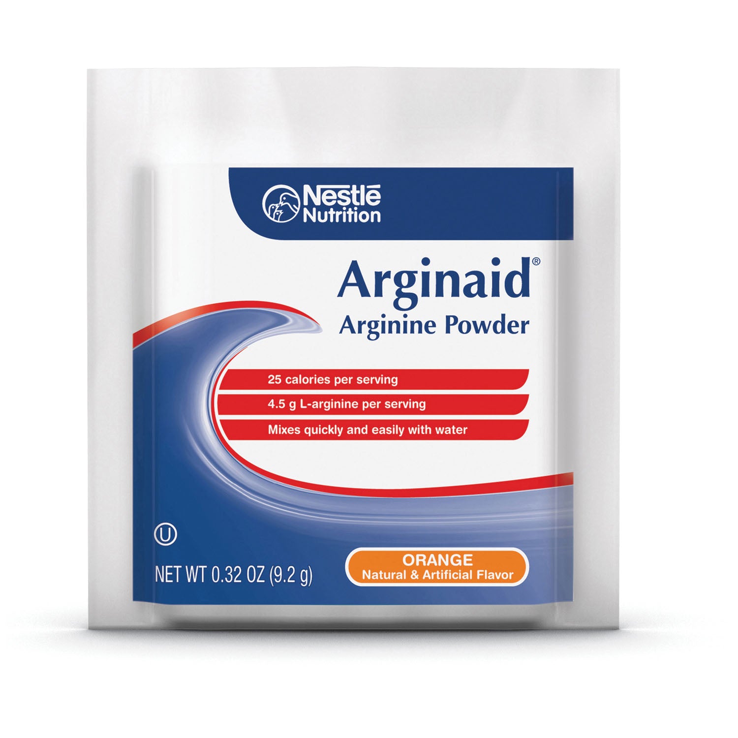 Resource Arginaid Orange Flavored, 9.2g Packets, 56/cs (160 cs/plt) (Minimum Expiry Lead is 90 days; Non-Returnable) (Continental US Only) (Nestle products cannot be sold online without Nestle's prior written permission) (Products cannot be sold on Amazon.com or any other 3rd party site)