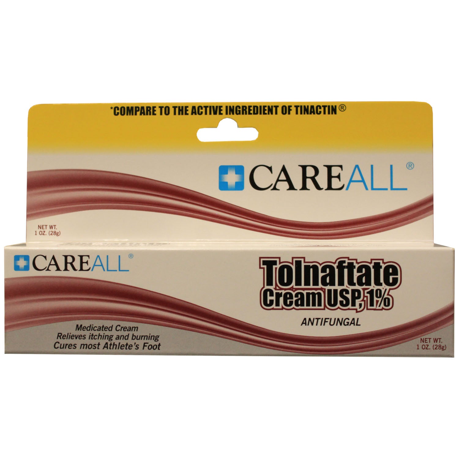 CareAll Tolnaftate Antifungal Cream, 1.0 oz, 24/bx, Compare to Active Ingredient in Tinactin (Not Available for sale into Canada)