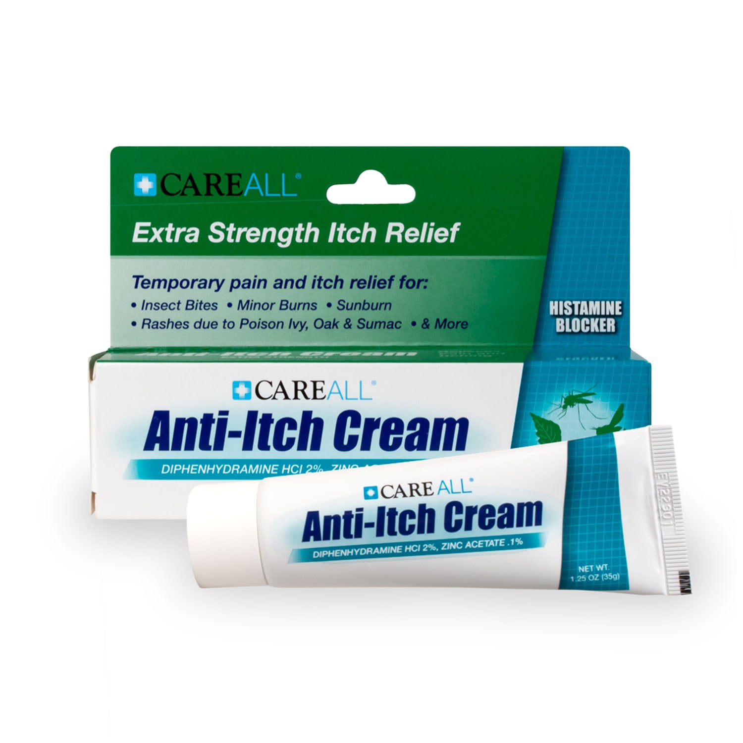 CareALL Anti-Itch Cream, 1.25 oz. (NBE Benadryl Extra Strength), 24/cs (Not Available for sale into Canada)