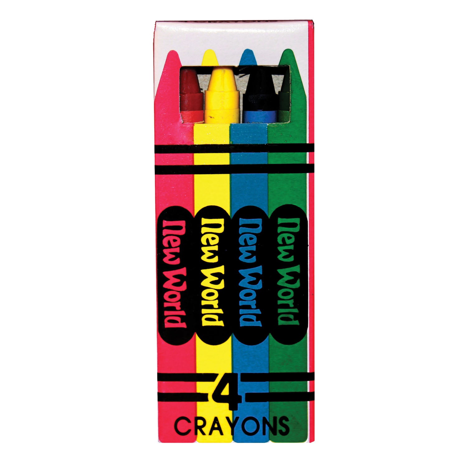 4-Pack Crayons, 36/bx, 10 bx/cs
