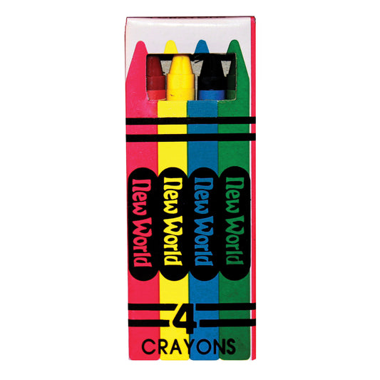 4-Pack Crayons, 36/bx, 10 bx/cs