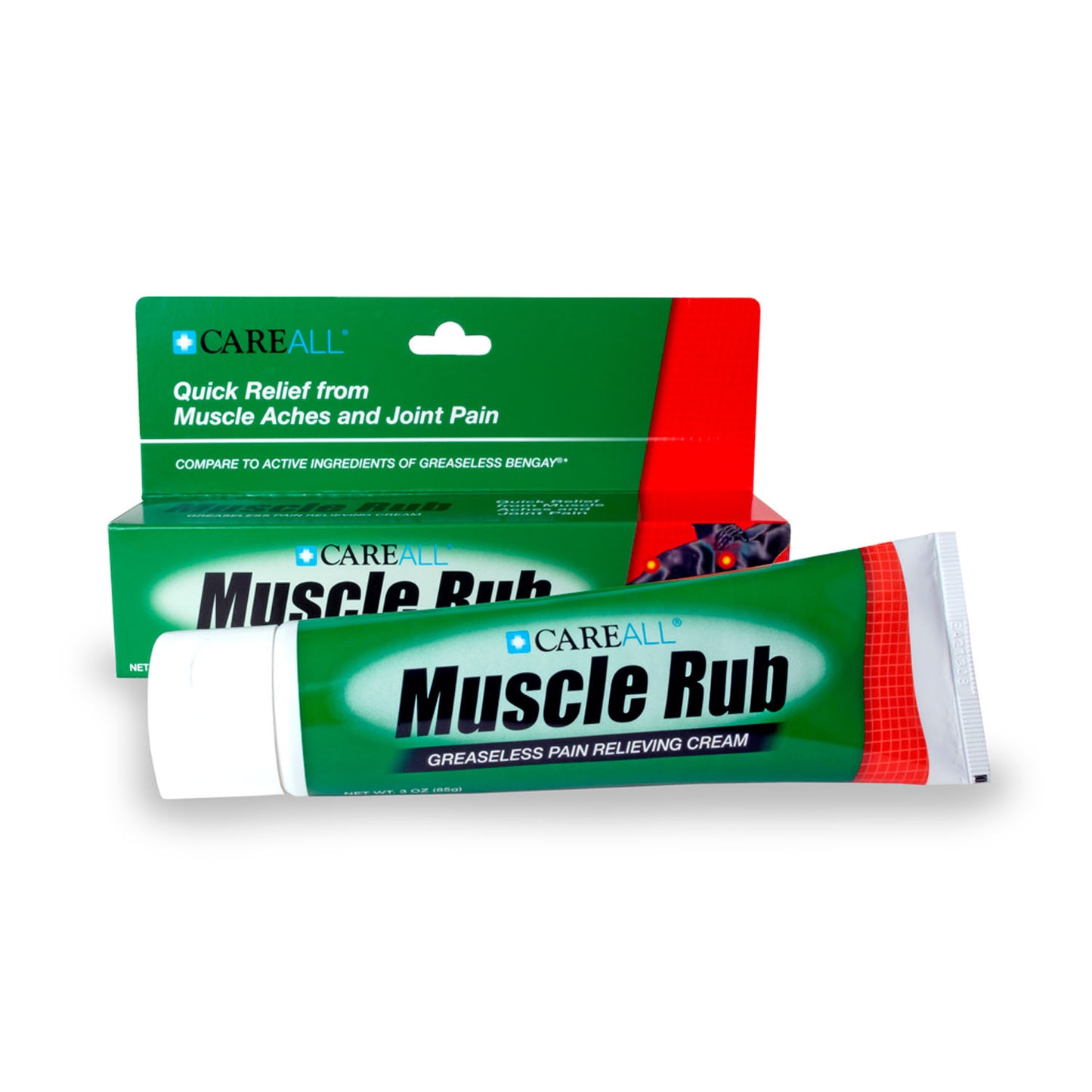 Muscle Rub, 3 oz, 10% Menthol, 15% Methyl Salicylate, 72/cs