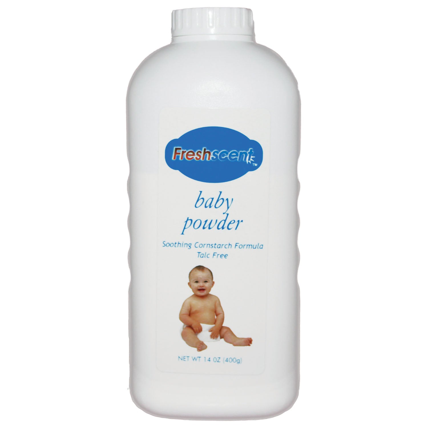 Baby Powder, Talc-Free, Soothing Cornstarch Formula, 14 oz, 24/cs