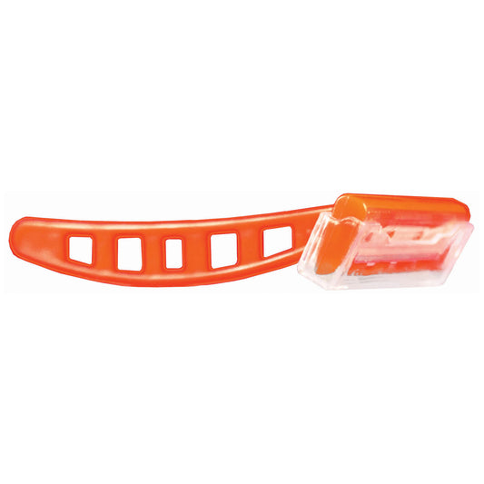 Security Razor, Clear Cover, Orange Handle, 500/bx, 2 bx/cs (60 cs/plt)