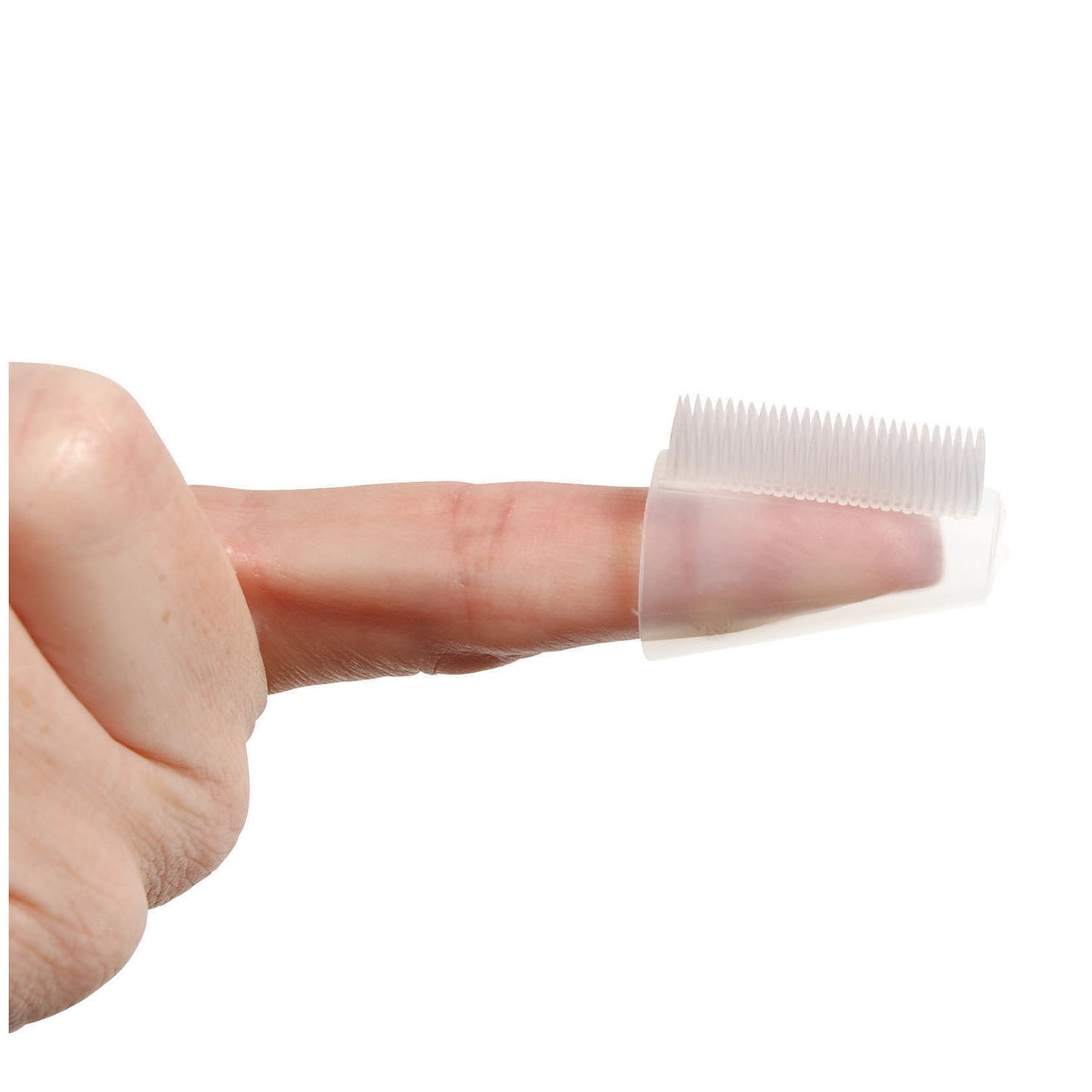 Finger Toothbrush, 1.25" Length, Individually Wrapped, Bulk, 100/cs