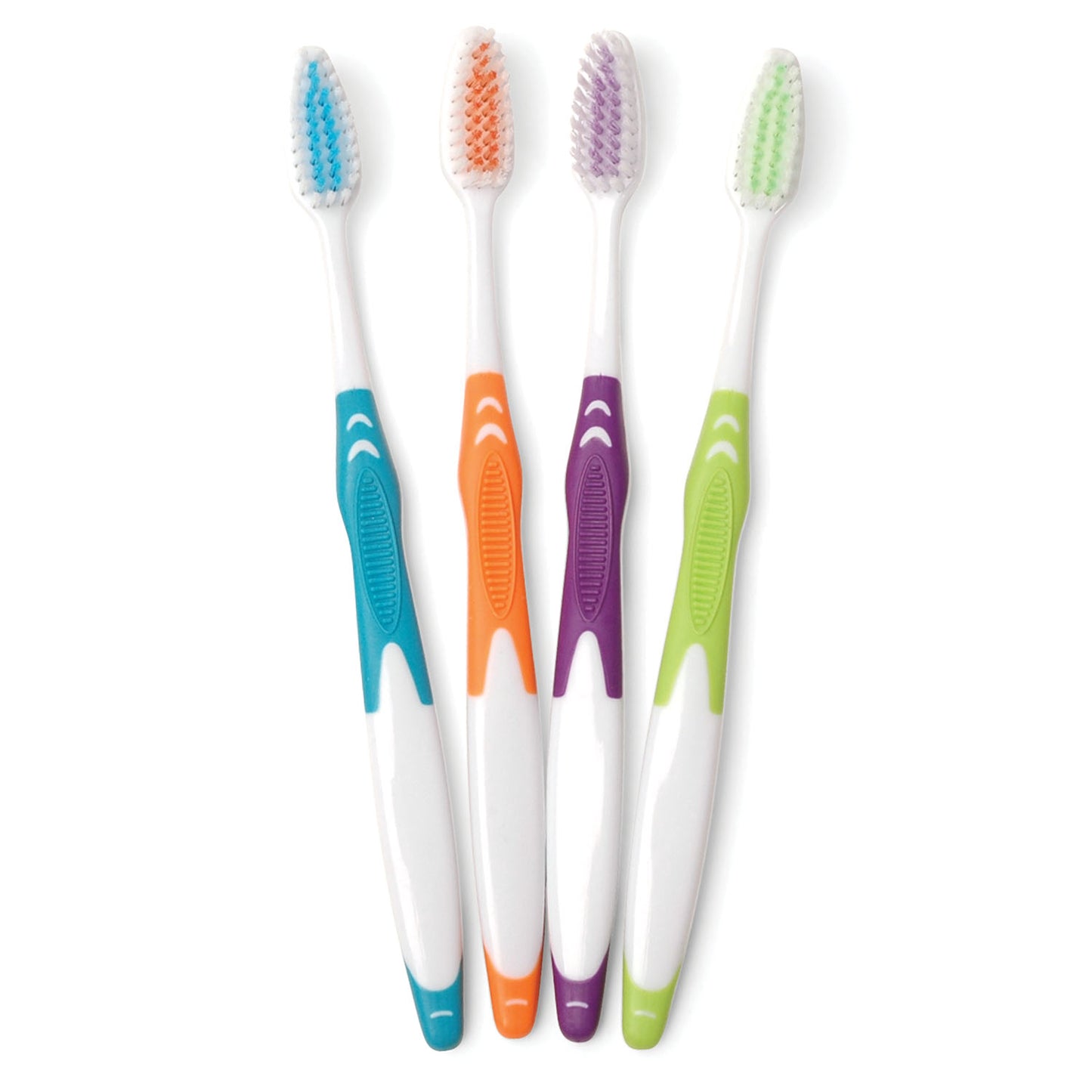 Freshmint Toothbrush, Adult, Rubber Handle, Nylon, 144/cs