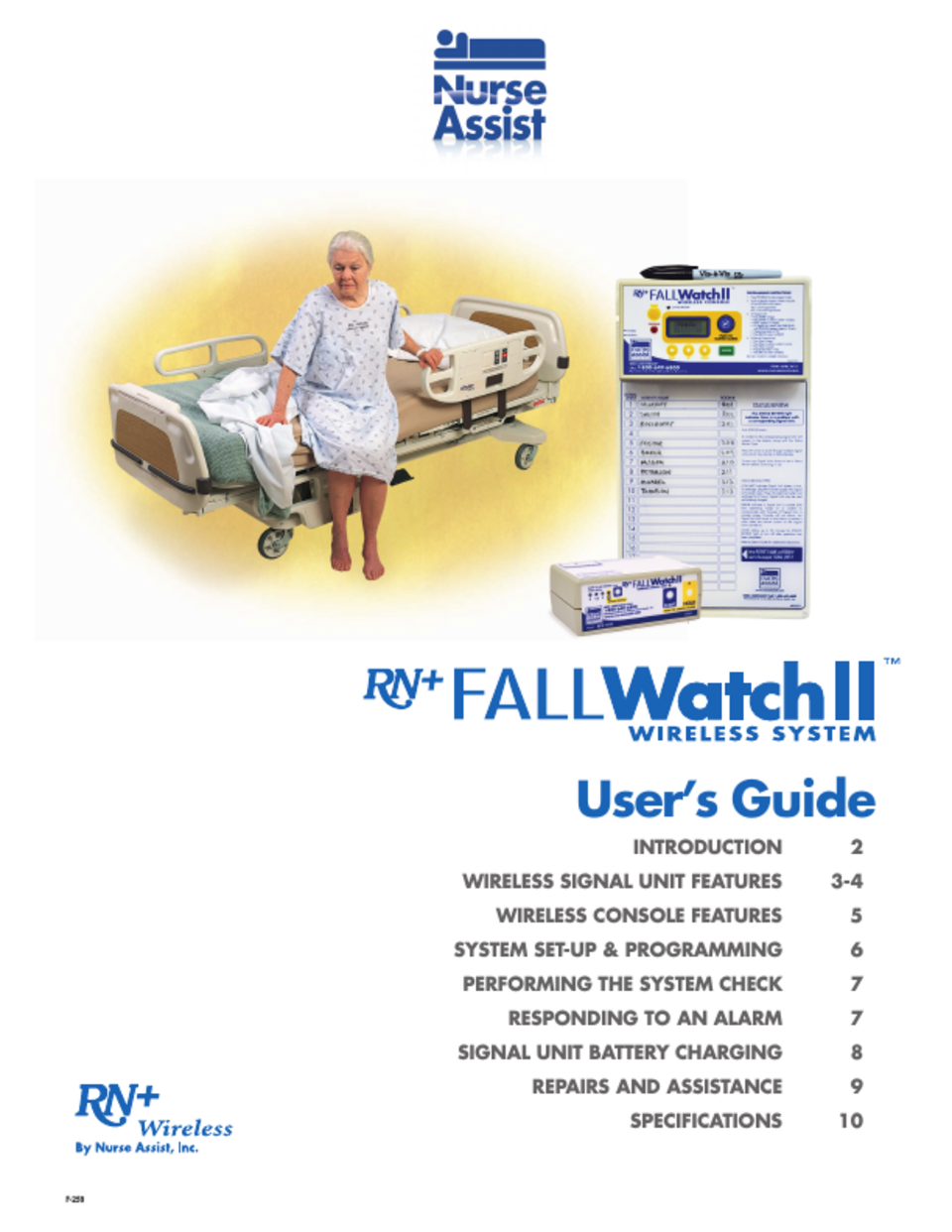 RN+ FALLWatch II Wireless Console