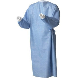 Gown, Surgical, Impervious in the Chest and Outside of the Sleeve, Sterile-Back, X-Large, 20/cs (Continental US Only)