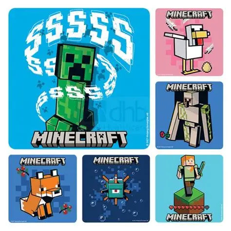 Minecraft Stickers (PS708)