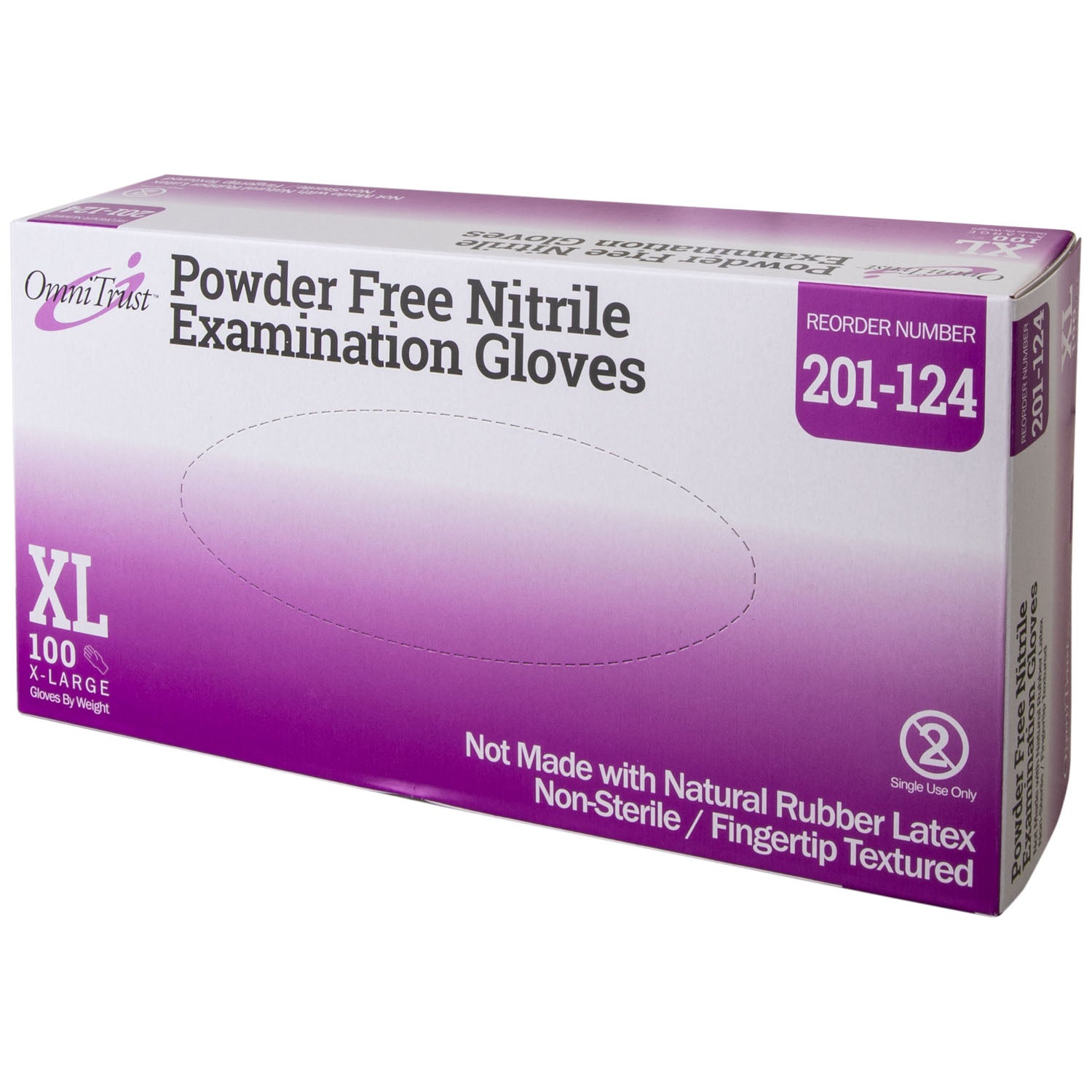 Exam Glove, Nitrile, X-Large, Textured Fingers, Blue, Powder Free (PF), 100/bx, 10 bx/cs (80 cs/plt) (See additional pricing for drop ship orders less than 1,000 cs)