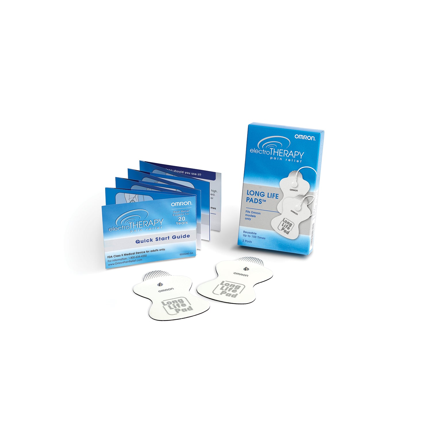 Accessories: Long-Life Pads, No Mess, Self-Adhesive, Pre-Gelled 2 pkg, 48/cs