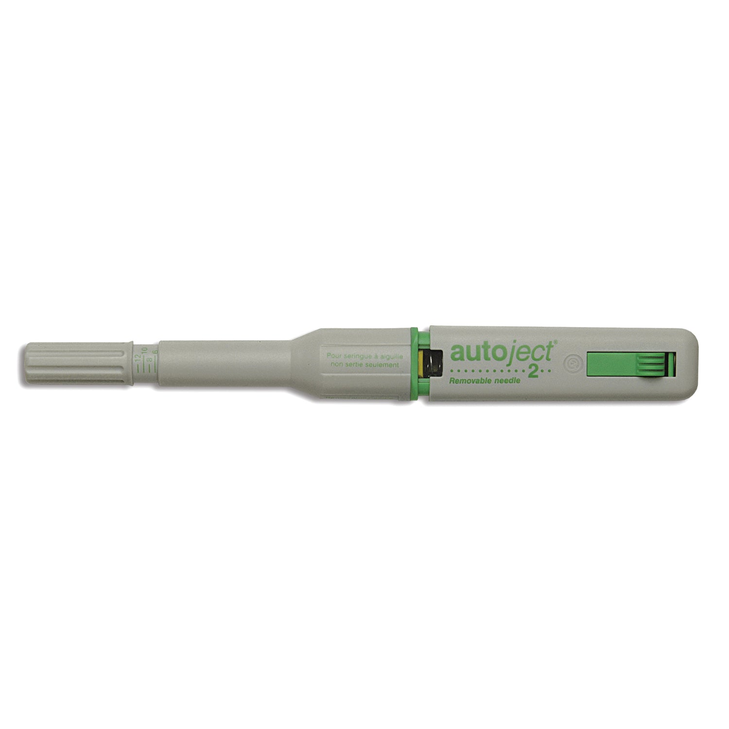 Autoject 2, Supplied with Wallet, Depth Adjusters & Instructions, For Use with Non-Fixed Needle, Not To Be Used with Glass Syringes (US & Canada Only)