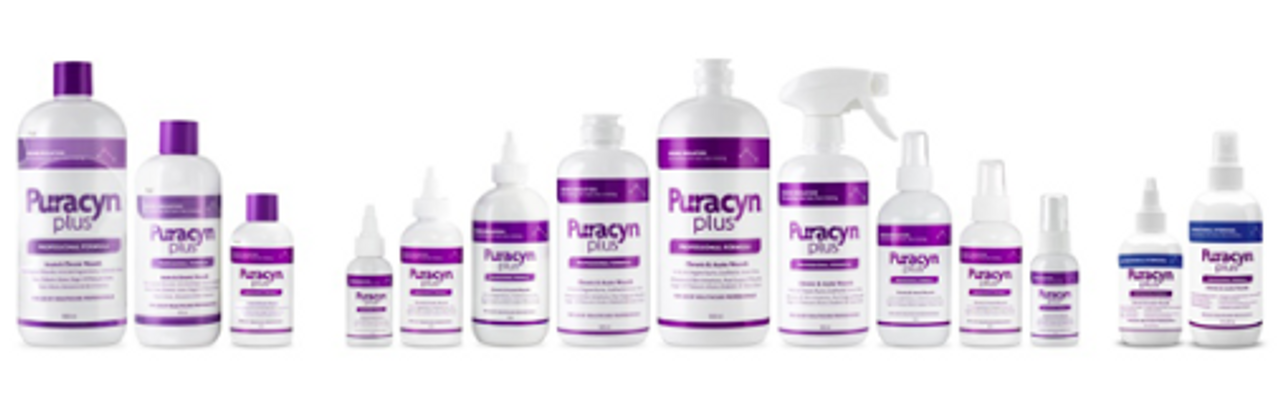 Puracyn Plus Professional, Wound Irrigation & Management Solution, Non-Sterile, Antimicrobial, 120 ml (4 oz), Instill/Spikeable, 6/cs (US Only)