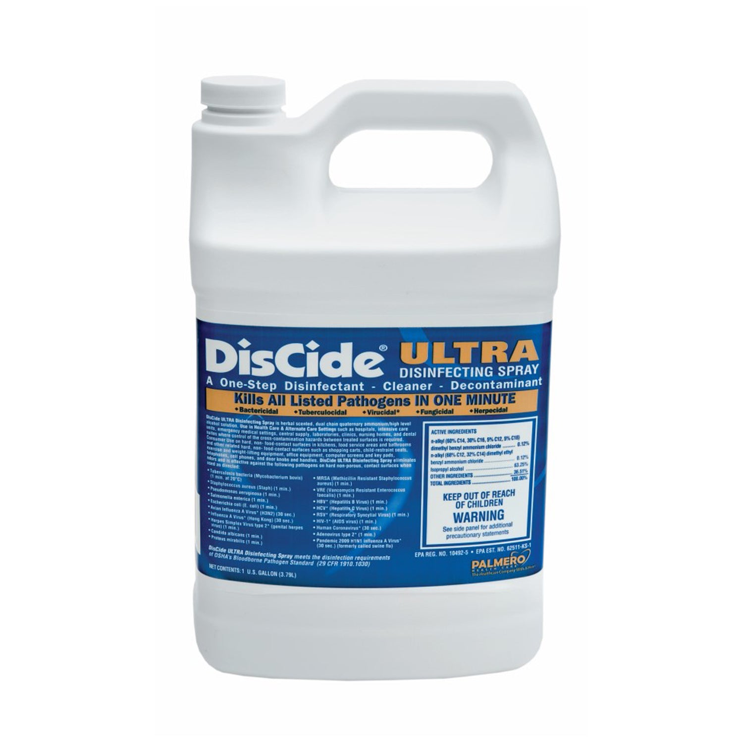 Discide Ultra Bulk Refill, Gallon, 4/cs (US SALES ONLY)