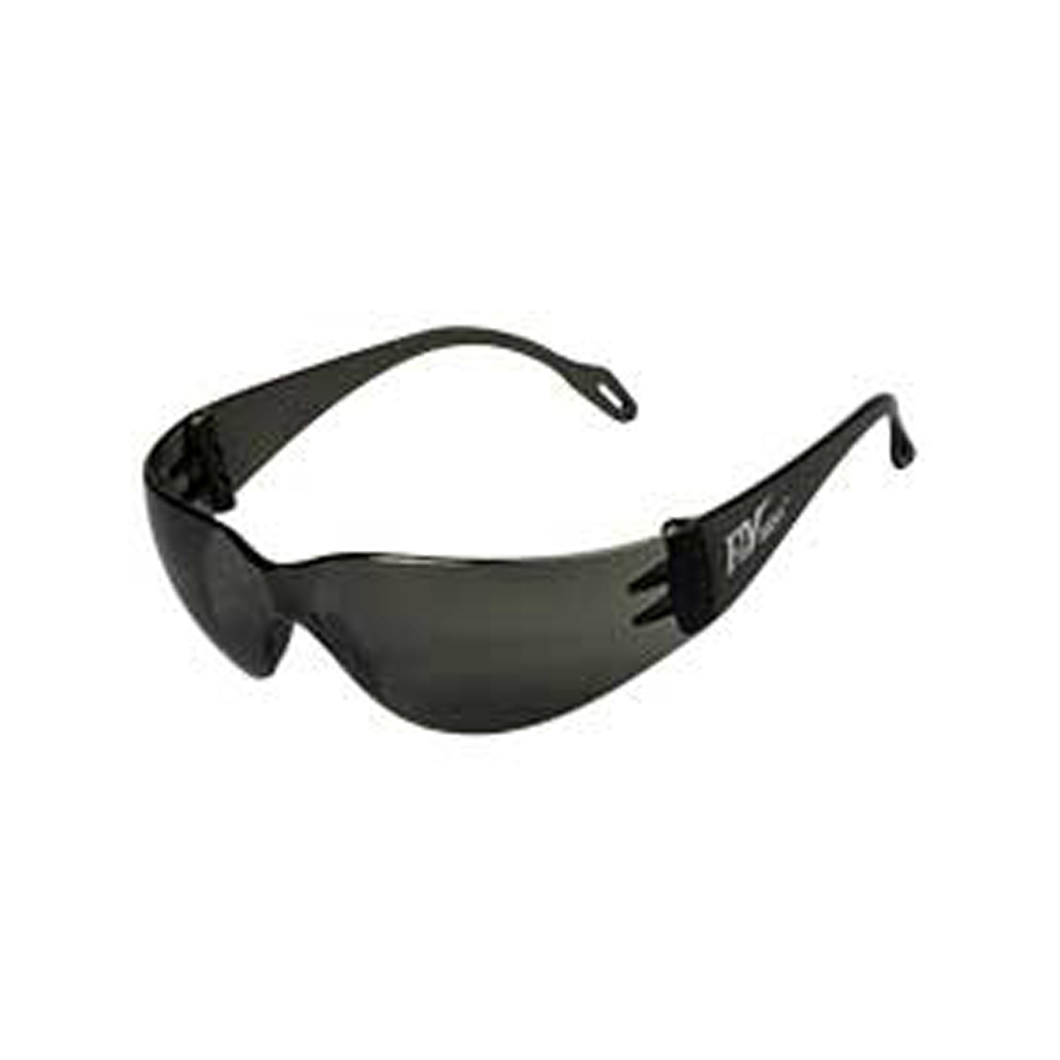 Safety Glasses, Grey Frame/Grey Lens. Full Size, 12/cs (US SALES ONLY)
