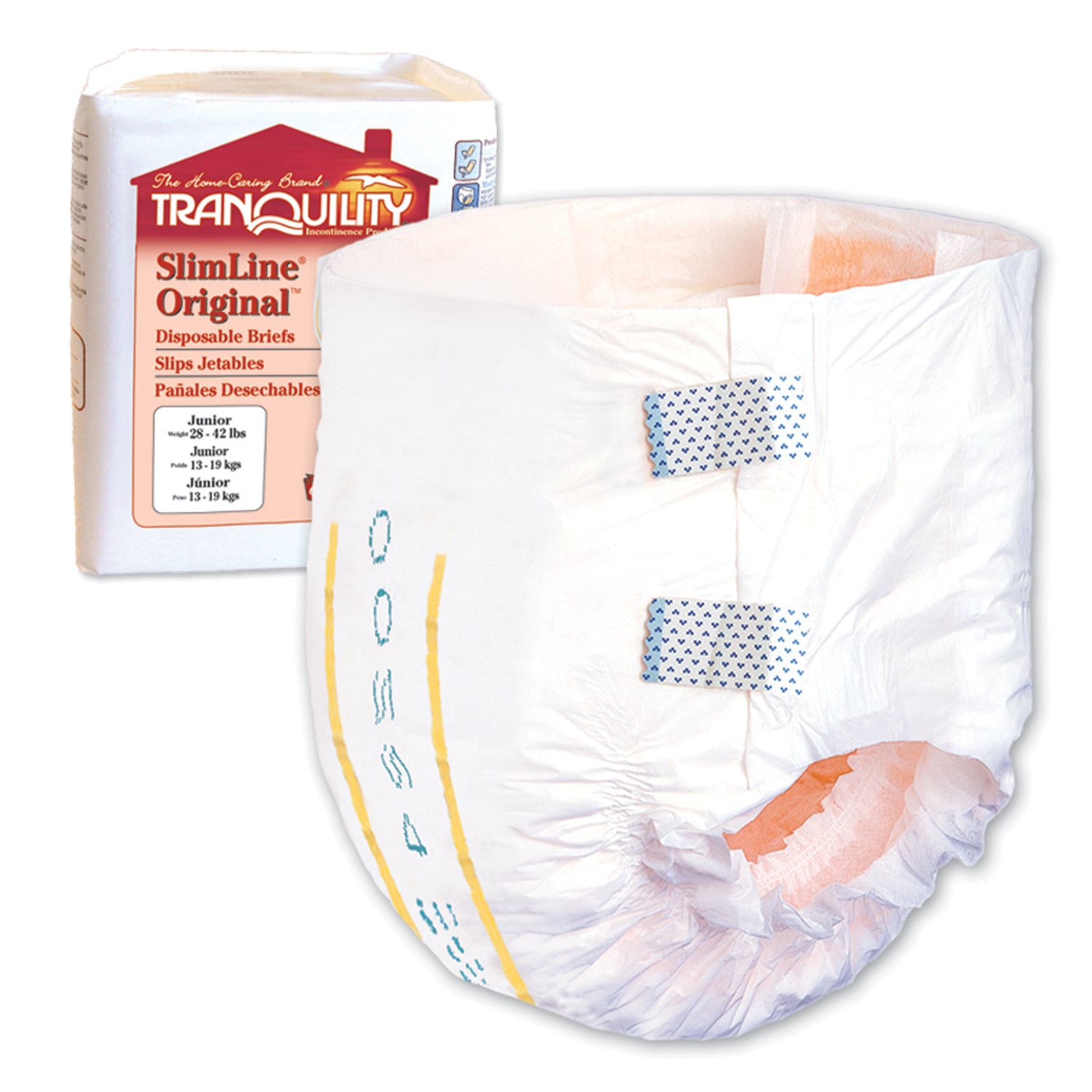 Brief, Junior, 28-42 lbs, 10.2 fl oz Capacity, 12/bg, 10 bg/cs (US Only)