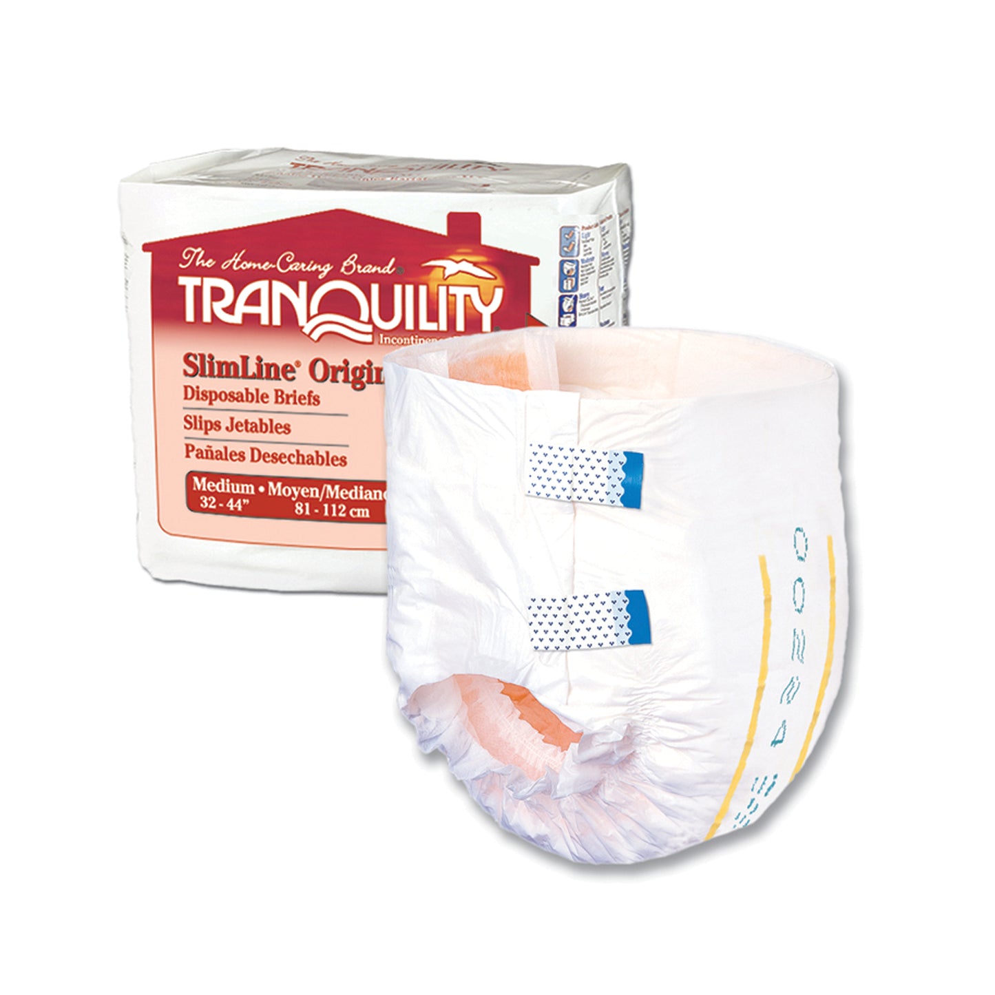 Brief, Medium Adult, 32" to 44", 20.4 fl oz Capacity, 12/bg, 8 bg/cs (21 cs/plt) (US Only) 