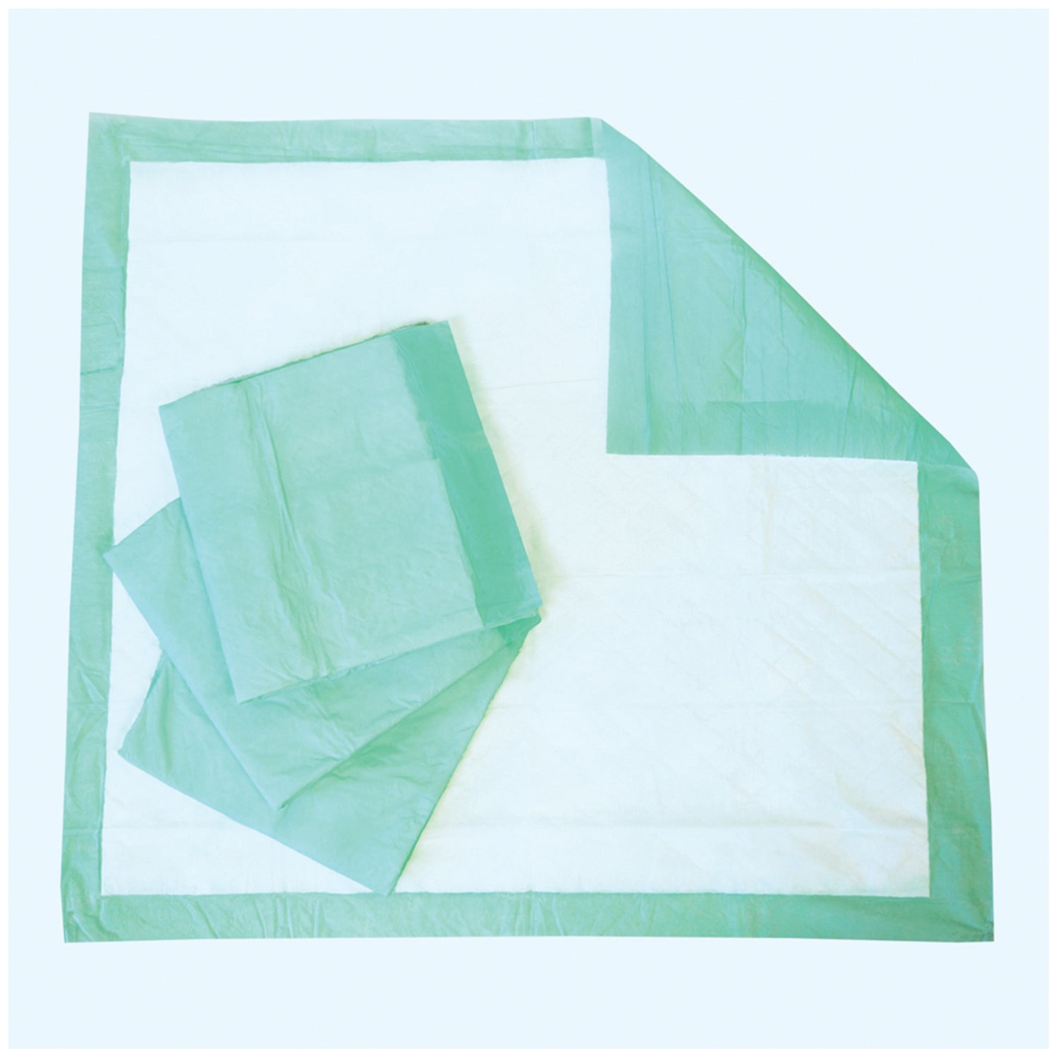 Underpad, X-Large, 28" x 30", Capacity 10.6 fl oz, Green, 10/bg, 10 bg/cs (US Only)