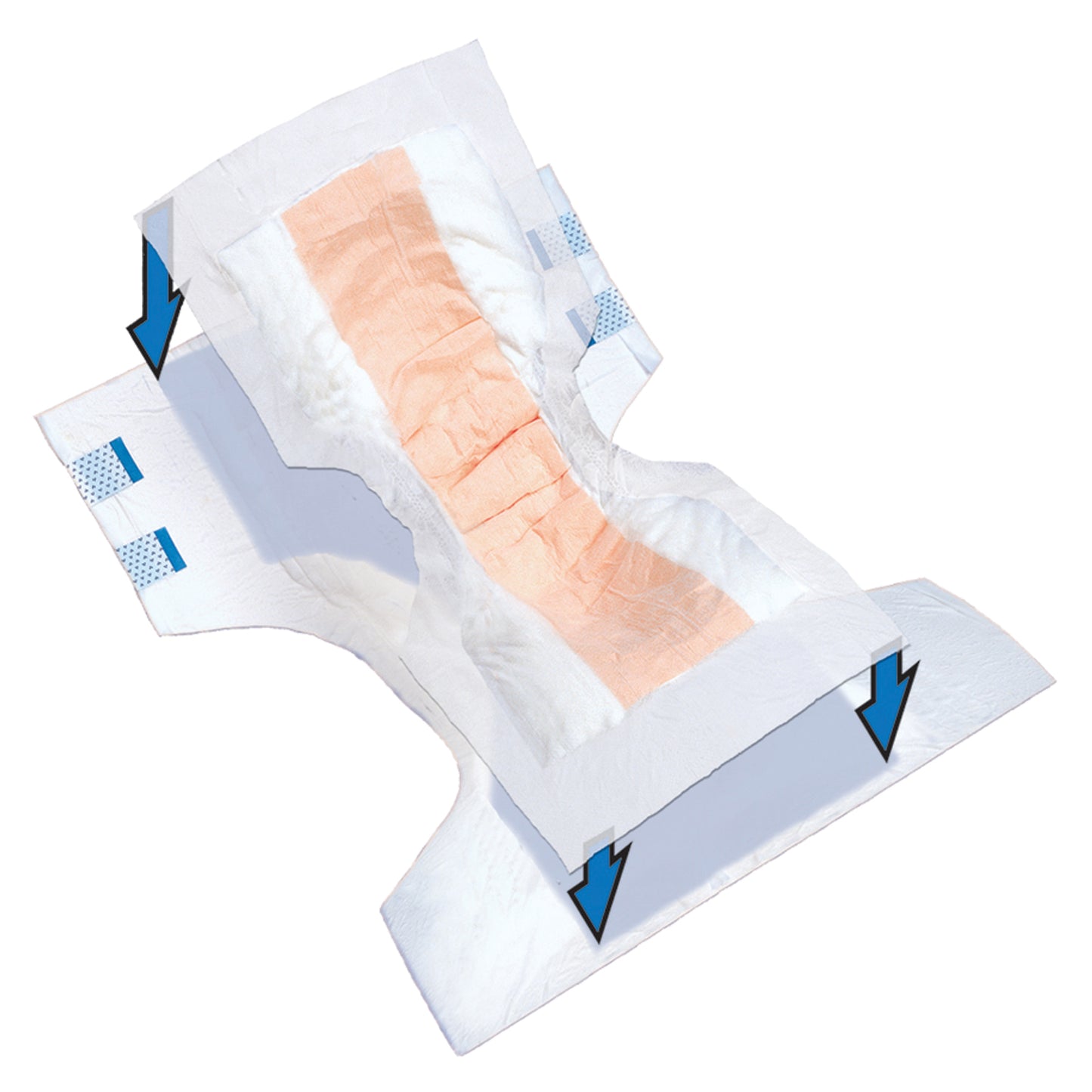Booster Super-Plus Contour, 14" x 32", Capacity 27_ fl oz, 12/bg, 8 bg/cs (US Only)