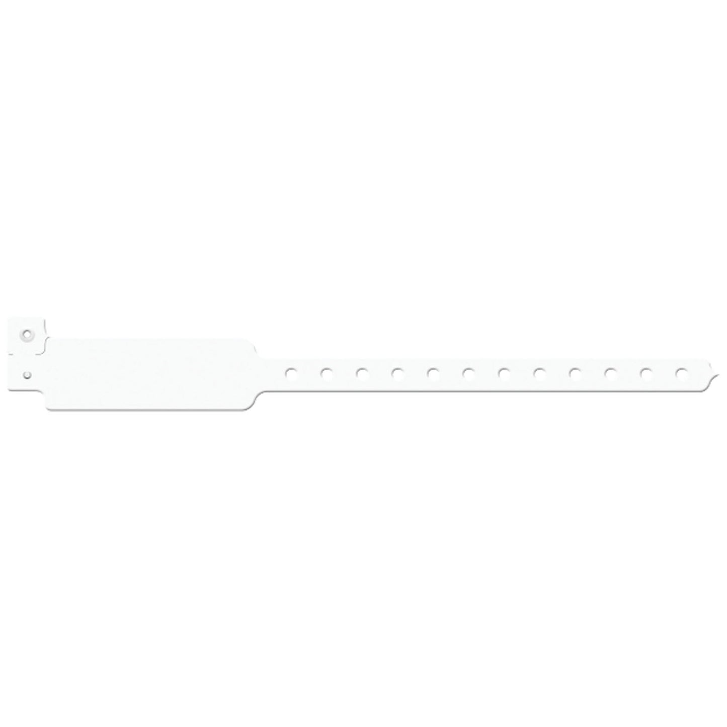 Wristband, Adult/ Pediatric, Write-On Vinyl, White, 500/bx