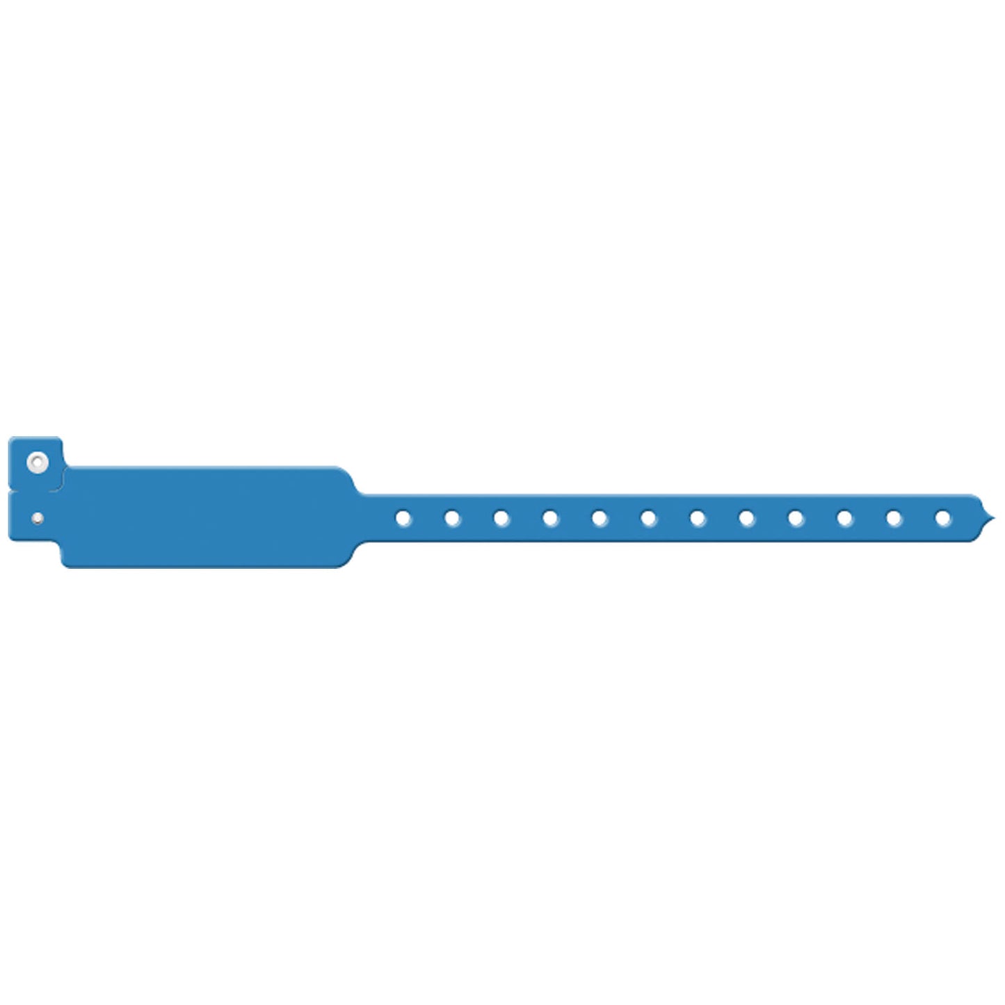 Wristband, Adult/ Pediatric, Write-On Vinyl, Custom Printed, Blue, 500/bx