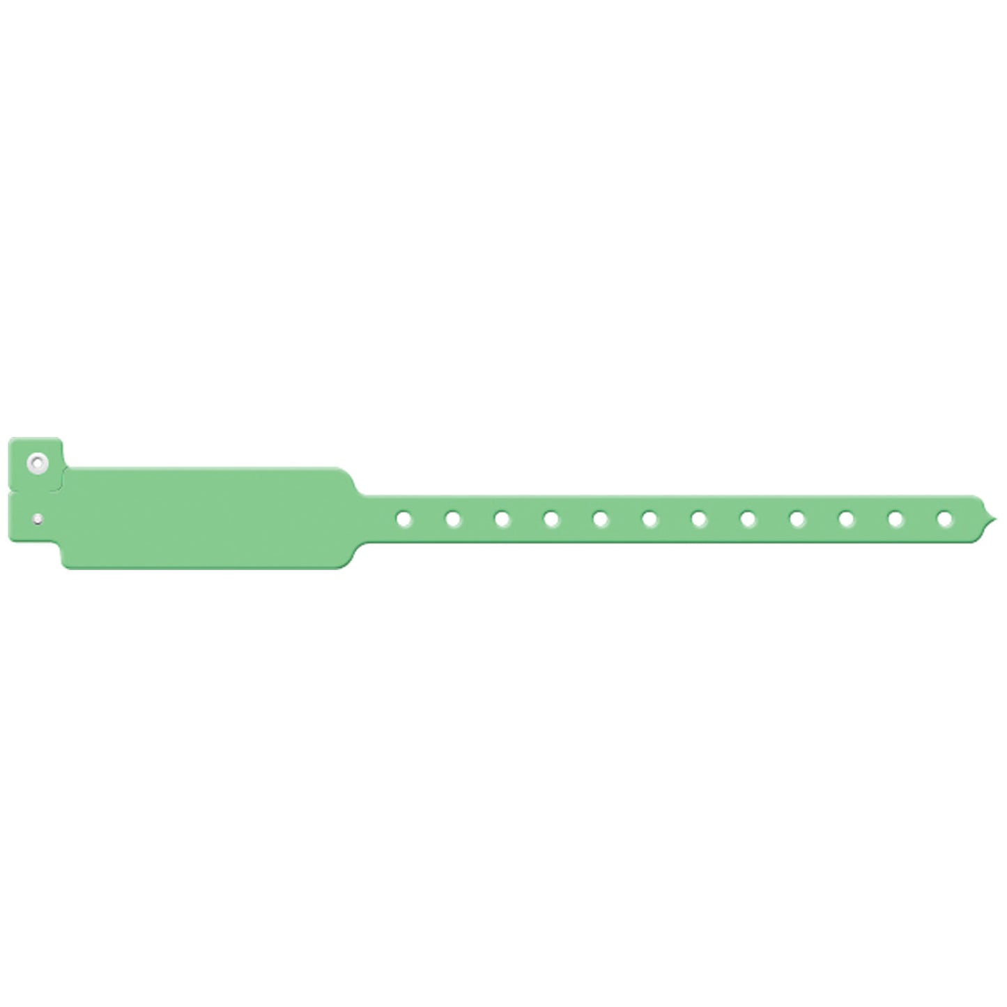 Wristband, Adult/ Pediatric, Write-On Vinyl, Custom Printed, Green, 500/bx