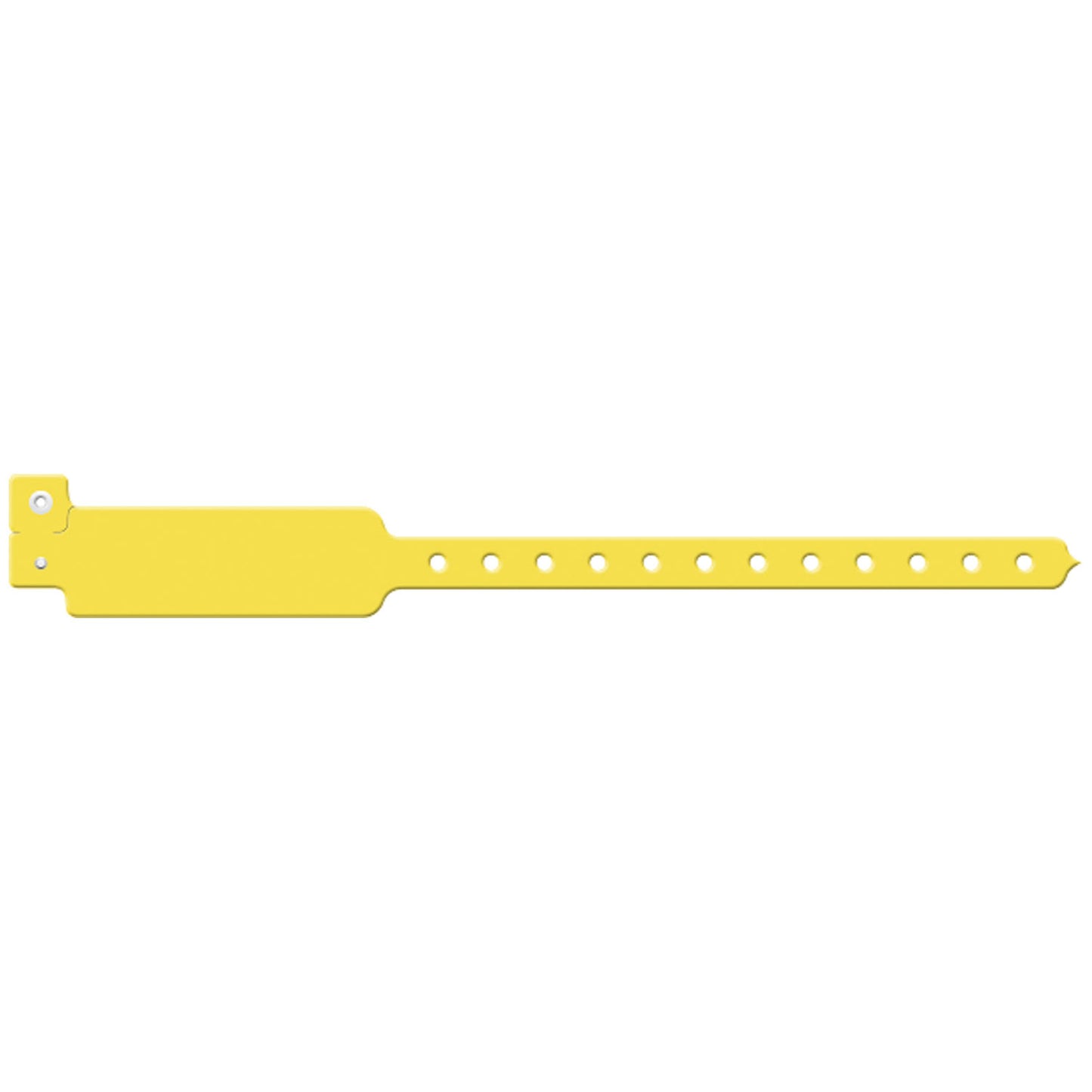 Wristband, Adult/ Pediatric, Write-On Vinyl, Custom Printed, Yellow, 500/bx