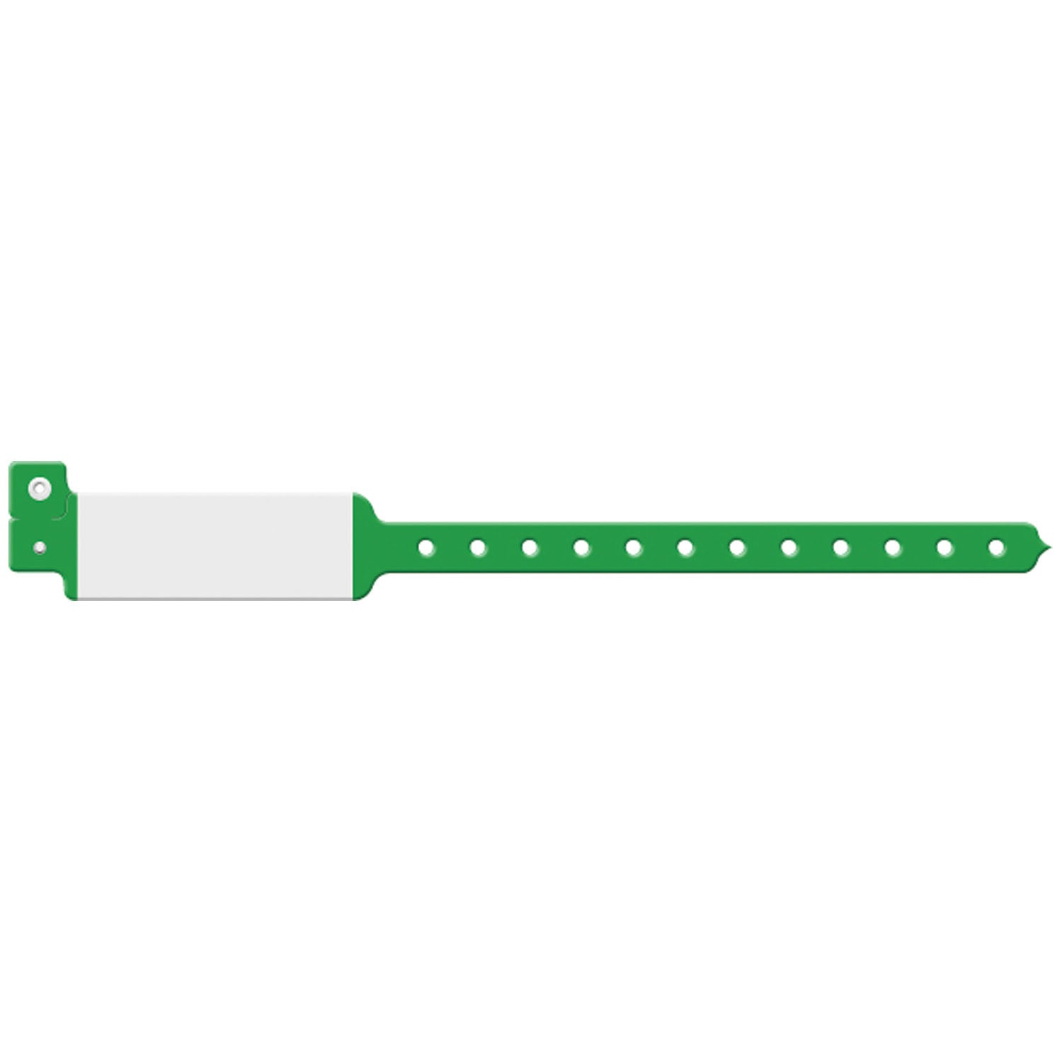 Wristband, Adult/ Pediatric, Imprinter Vinyl, Green, 500/bx